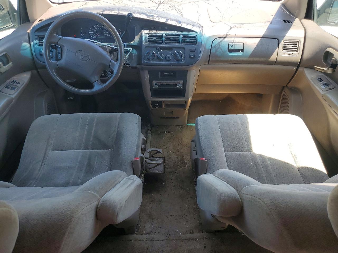 2000 Toyota Sienna Ce Blue vin: 4T3ZF19C4YU238658