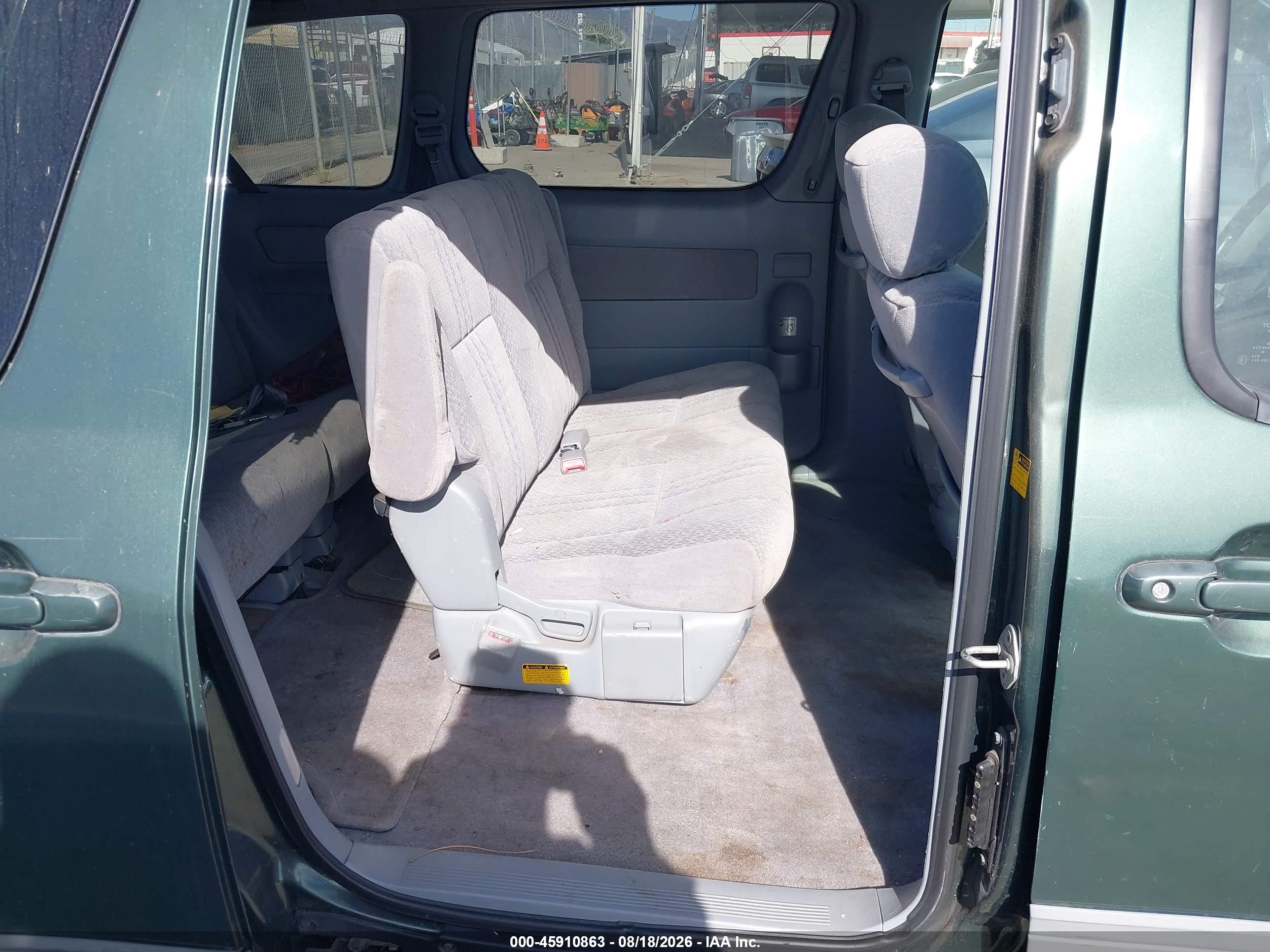 2001 Toyota Sienna Ce Green vin: 4T3ZF19C51U406801
