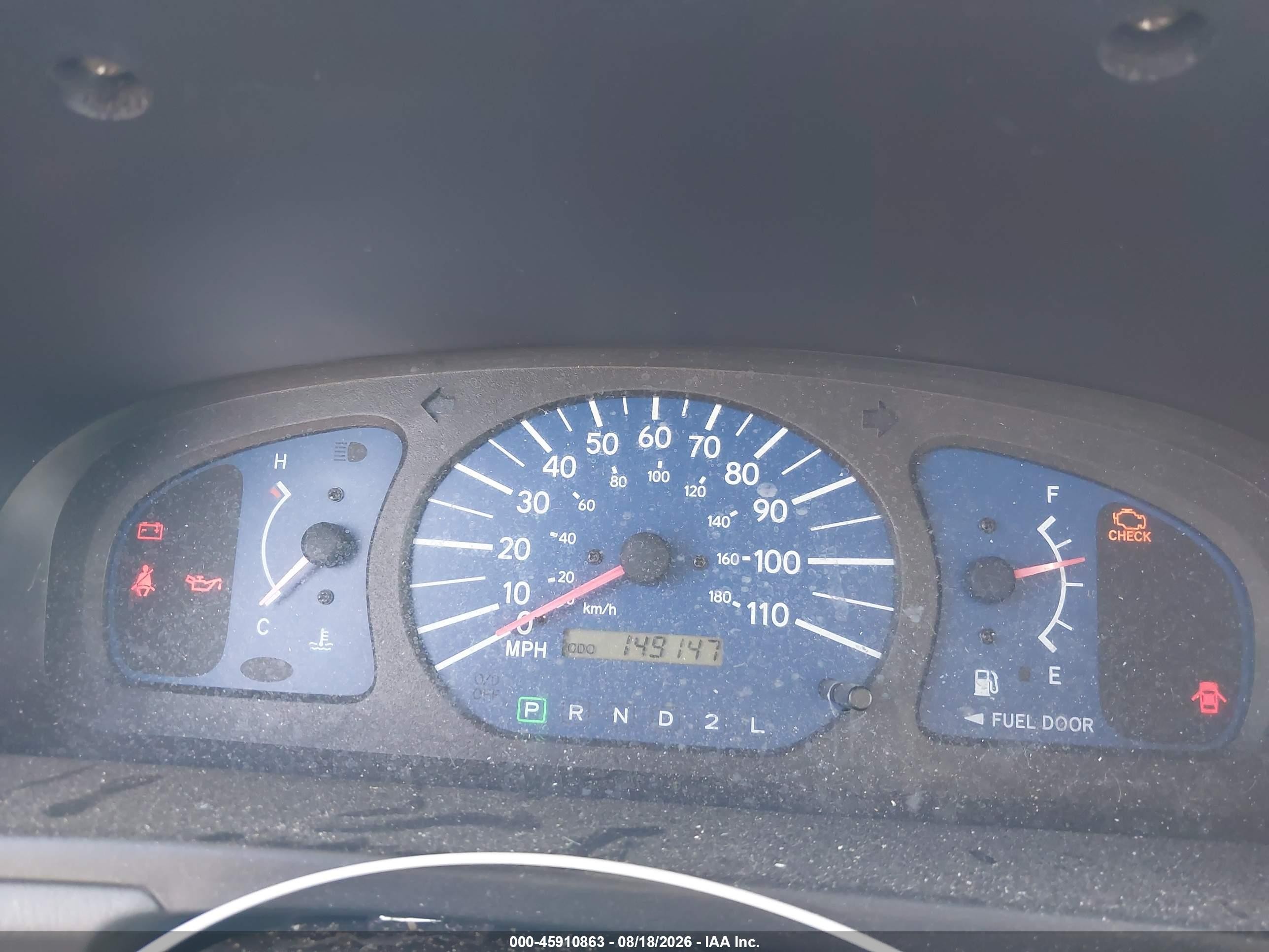 2001 Toyota Sienna Ce Green vin: 4T3ZF19C51U406801