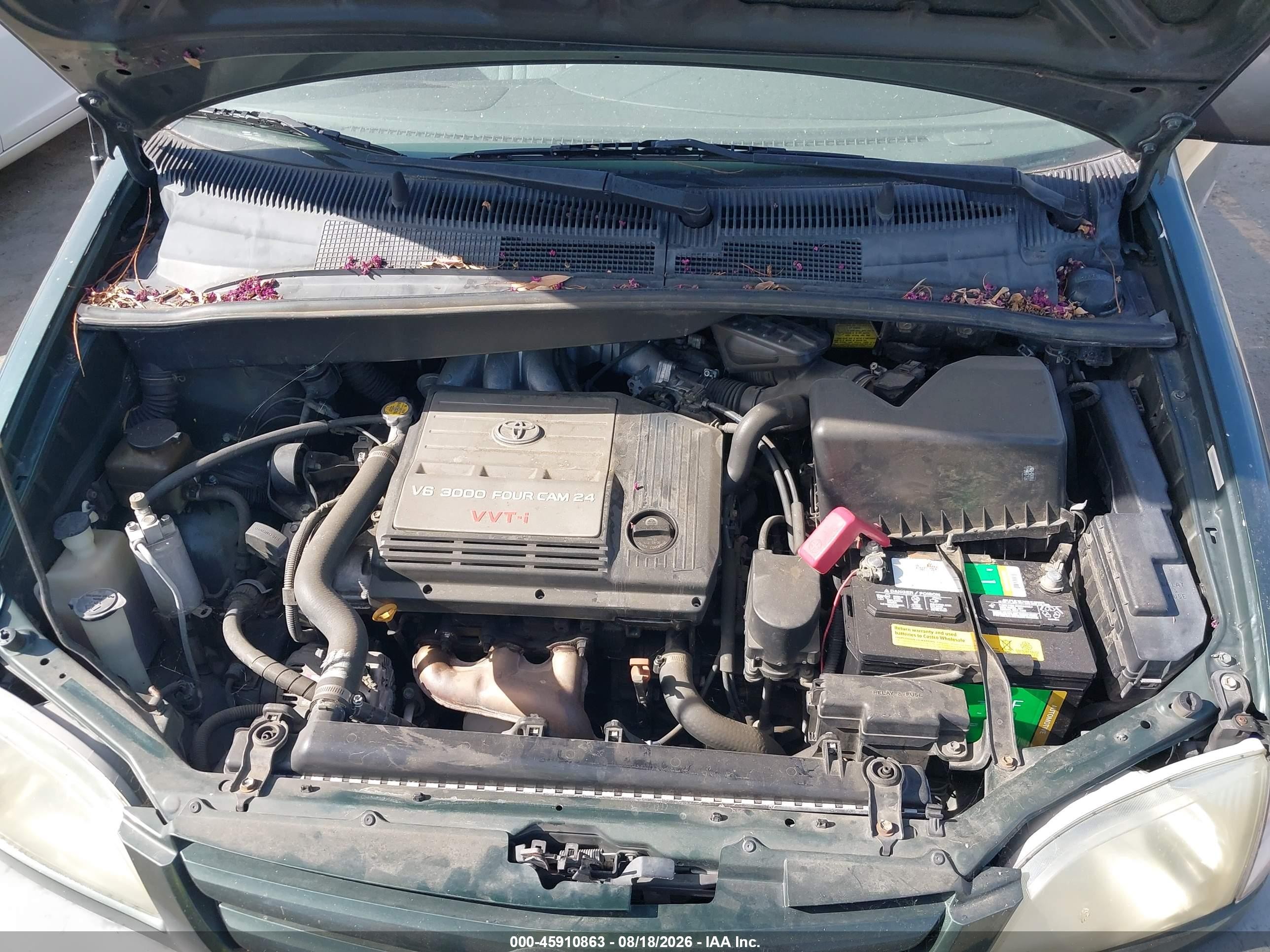 2001 Toyota Sienna Ce Green vin: 4T3ZF19C51U406801