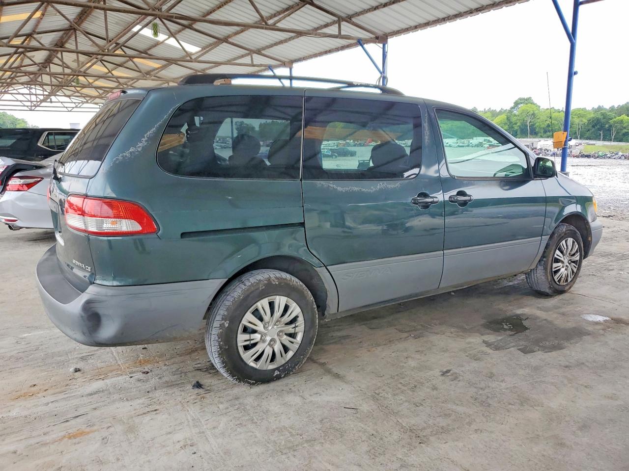 2003 Toyota Sienna Ce Green vin: 4T3ZF19C53U533180