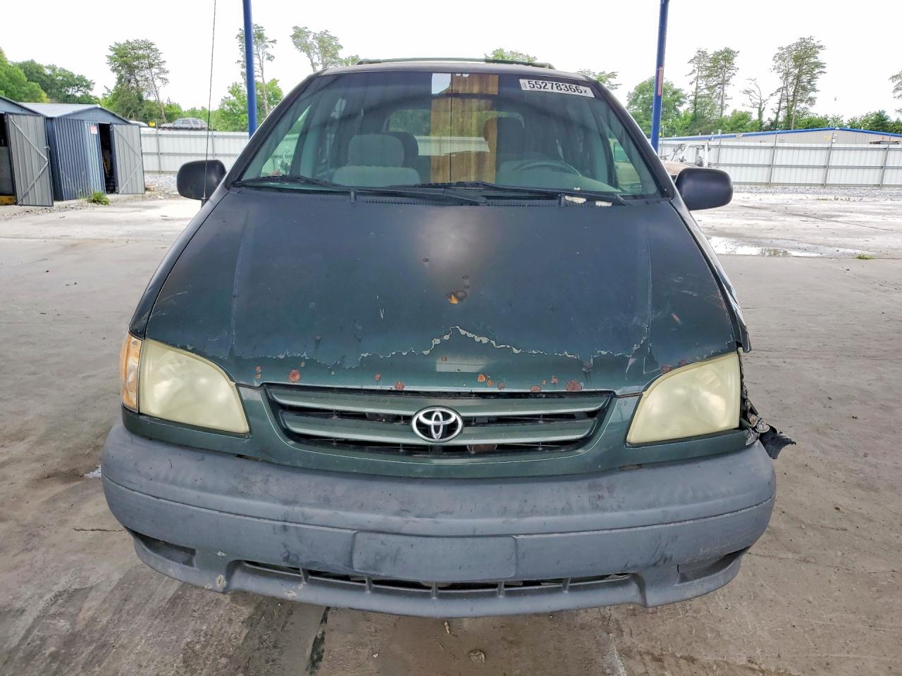 2003 Toyota Sienna Ce Green vin: 4T3ZF19C53U533180