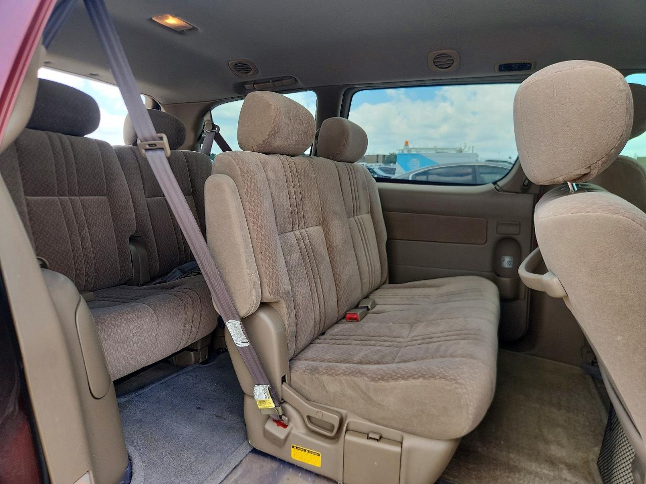 2003 Toyota Sienna Ce Maroon vin: 4T3ZF19C53U543661