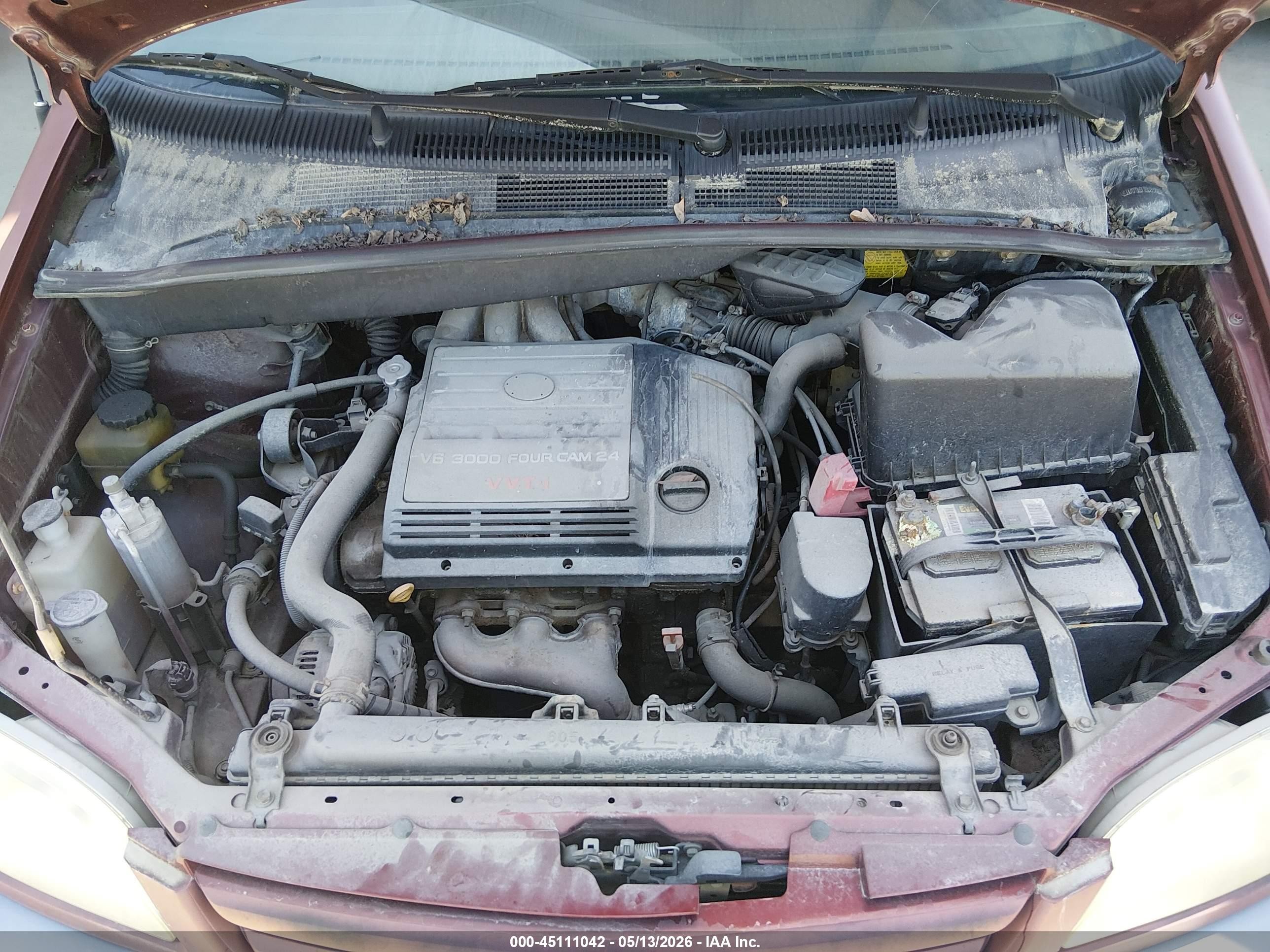 2001 Toyota Sienna Ce Red vin: 4T3ZF19C61U396473