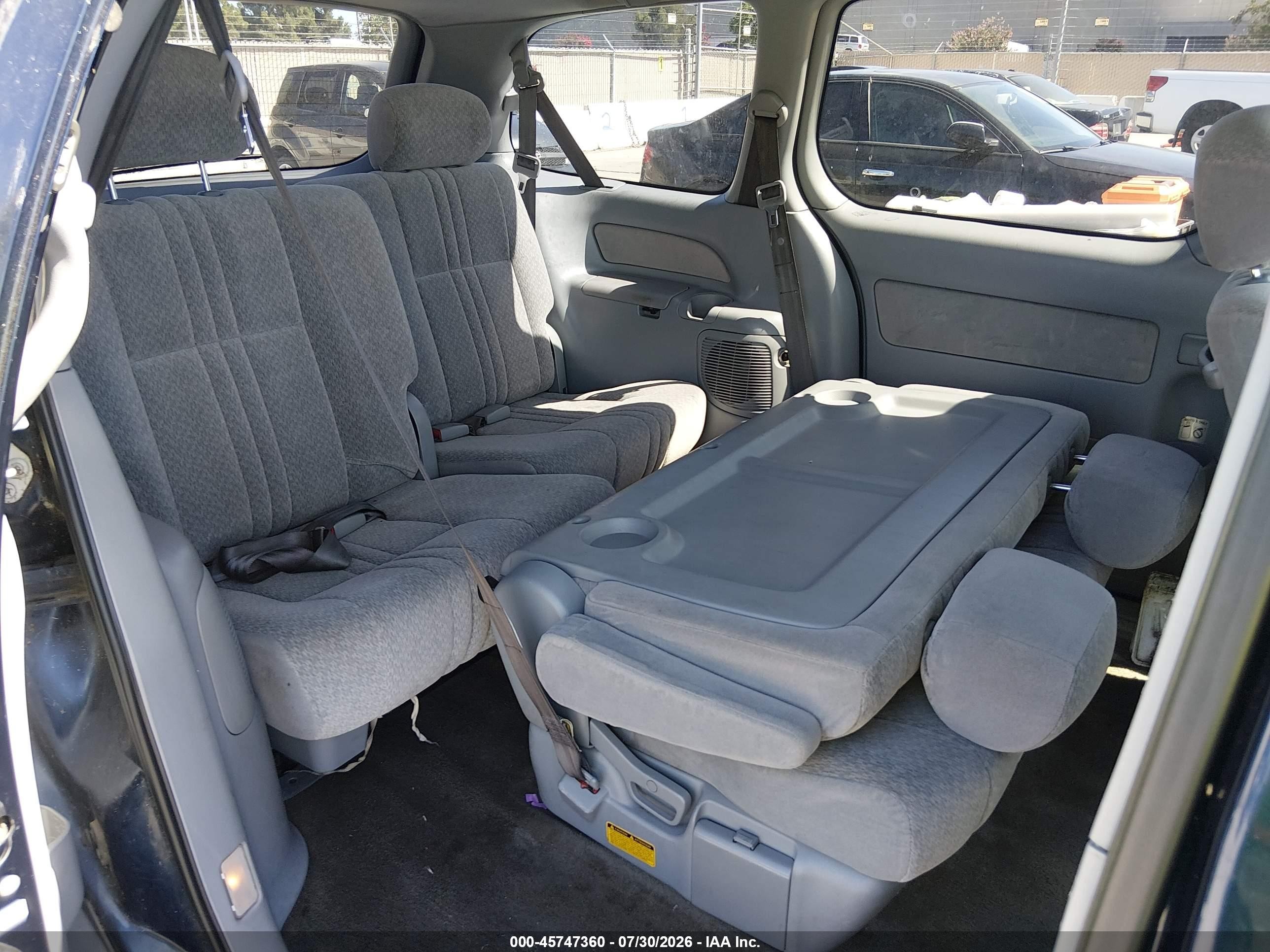 2001 Toyota Sienna Ce Blue vin: 4T3ZF19C61U407603