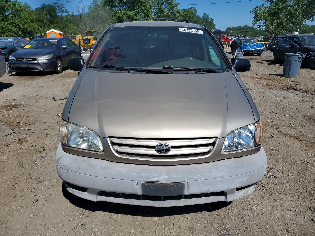 2002 Toyota Sienna Ce Gold vin: 4T3ZF19C62U506357