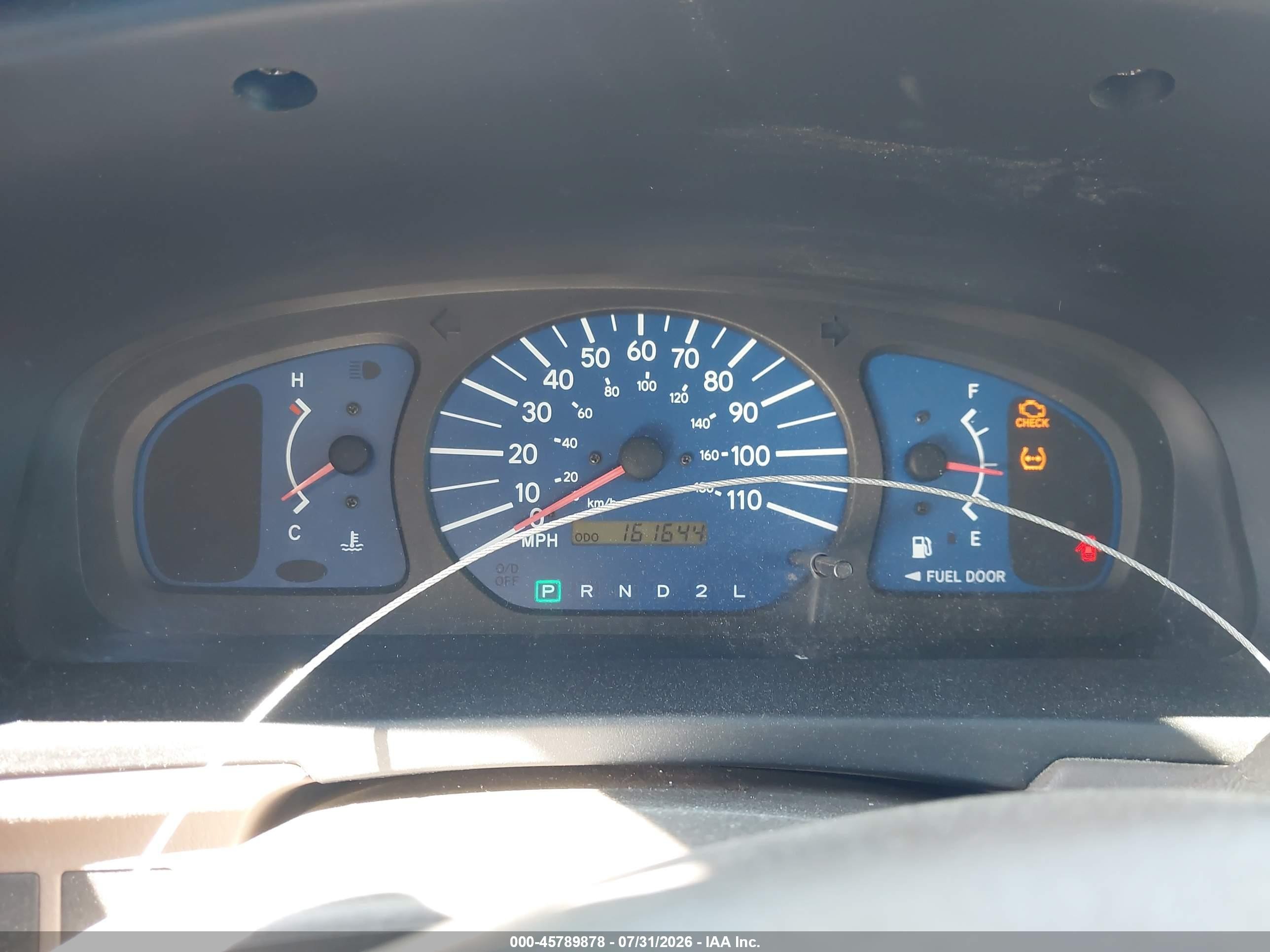 2001 Toyota Sienna Ce Gold vin: 4T3ZF19C71U371808