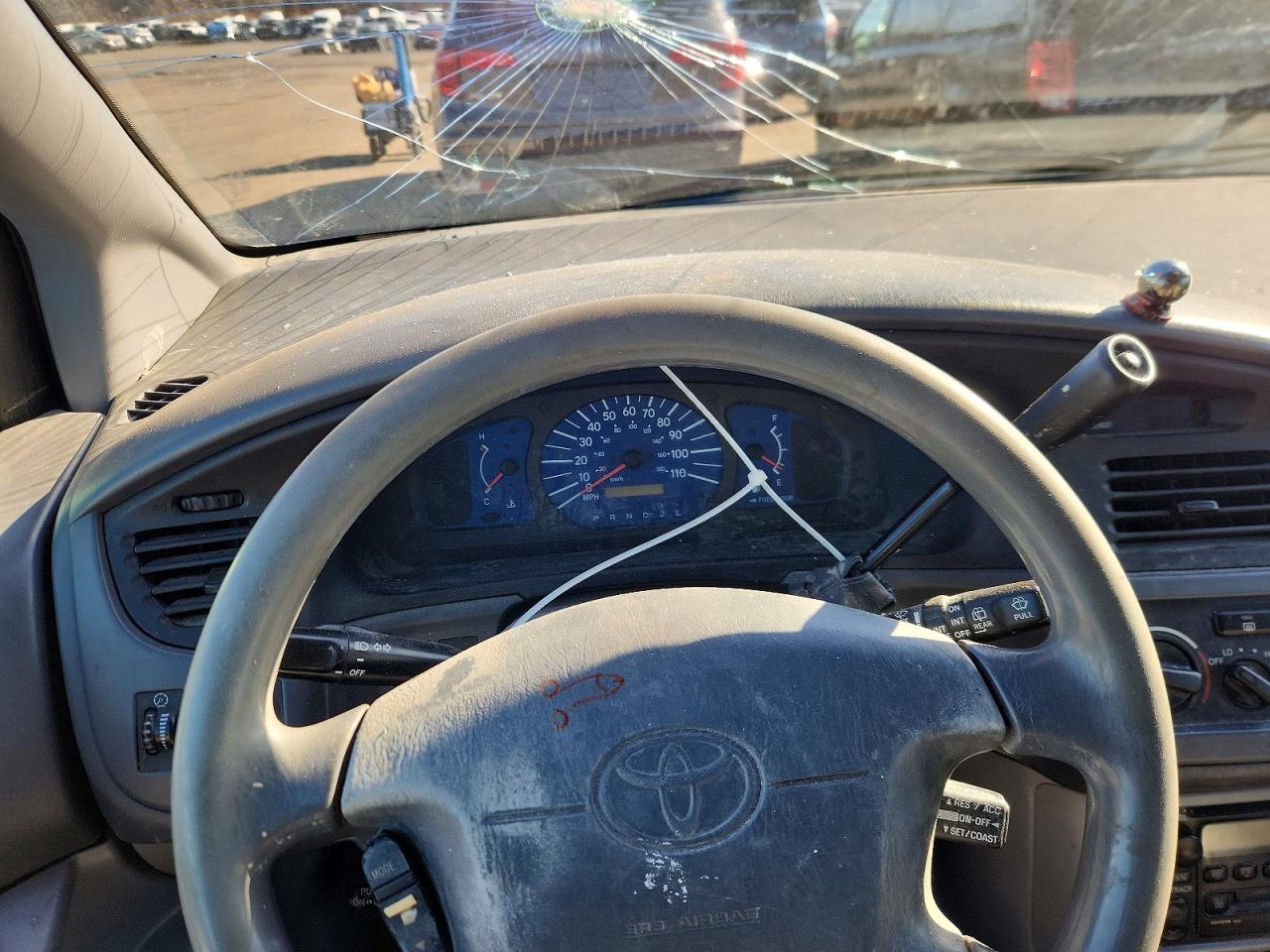 2002 Toyota Sienna Ce Blue vin: 4T3ZF19C72U499774