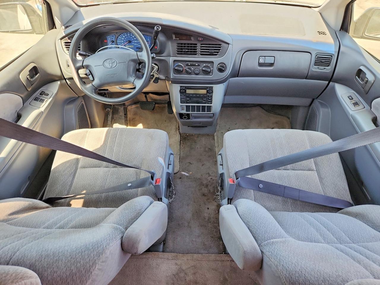 2003 Toyota Sienna Ce White vin: 4T3ZF19C73U526490