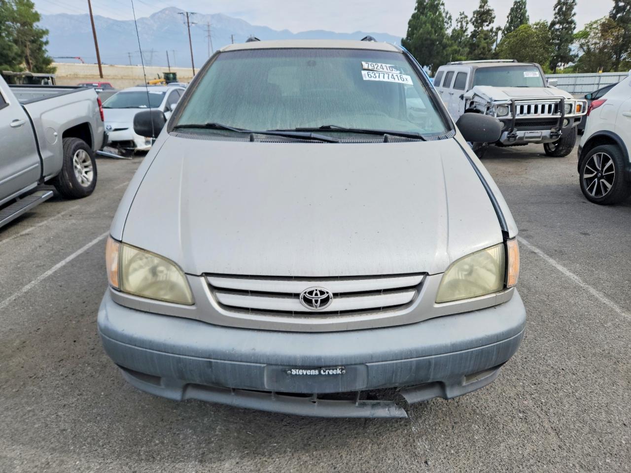 2003 Toyota Sienna Ce Silver vin: 4T3ZF19C73U553544