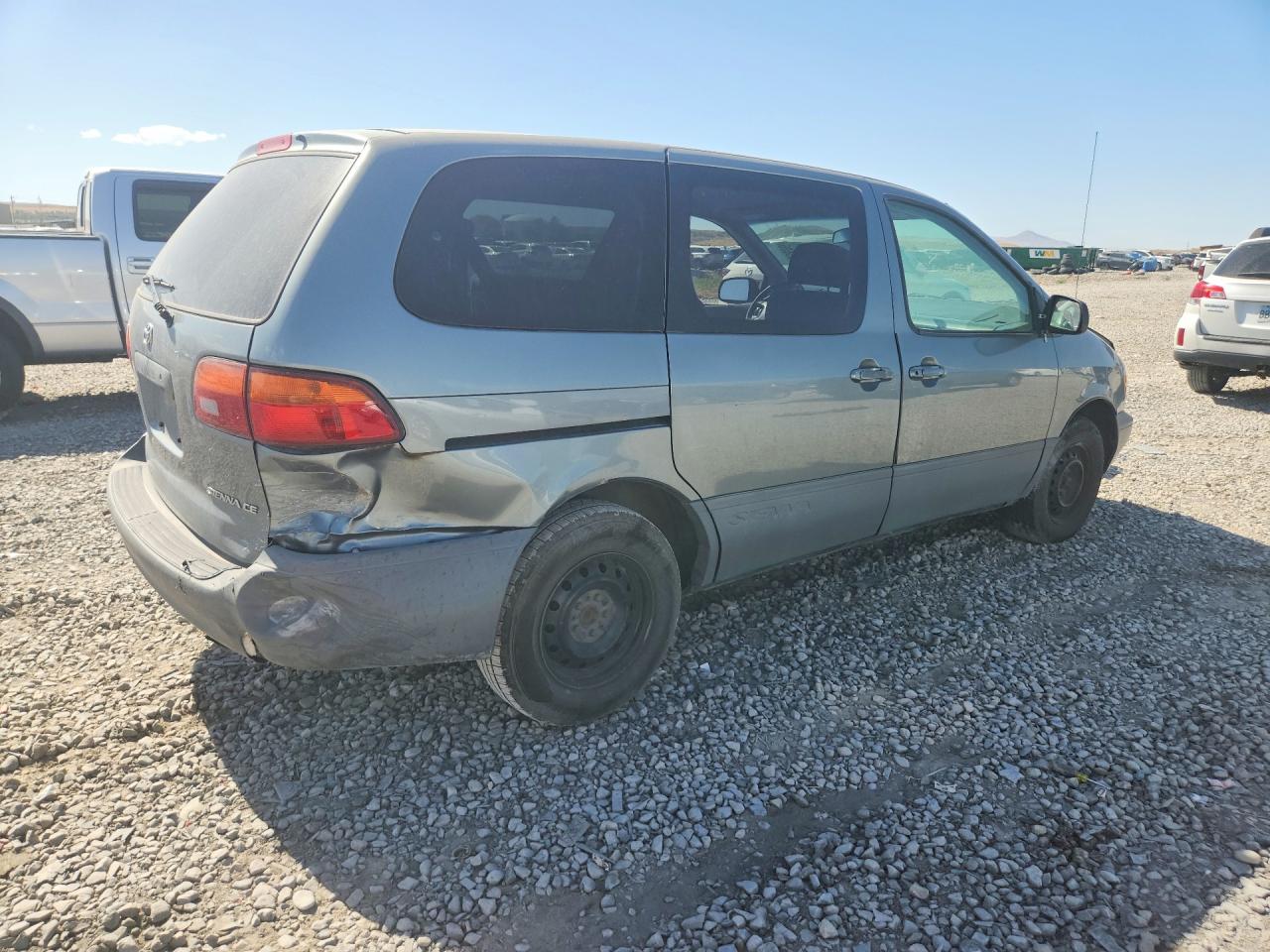 2000 Toyota Sienna Ce Charcoal vin: 4T3ZF19C7YU319623