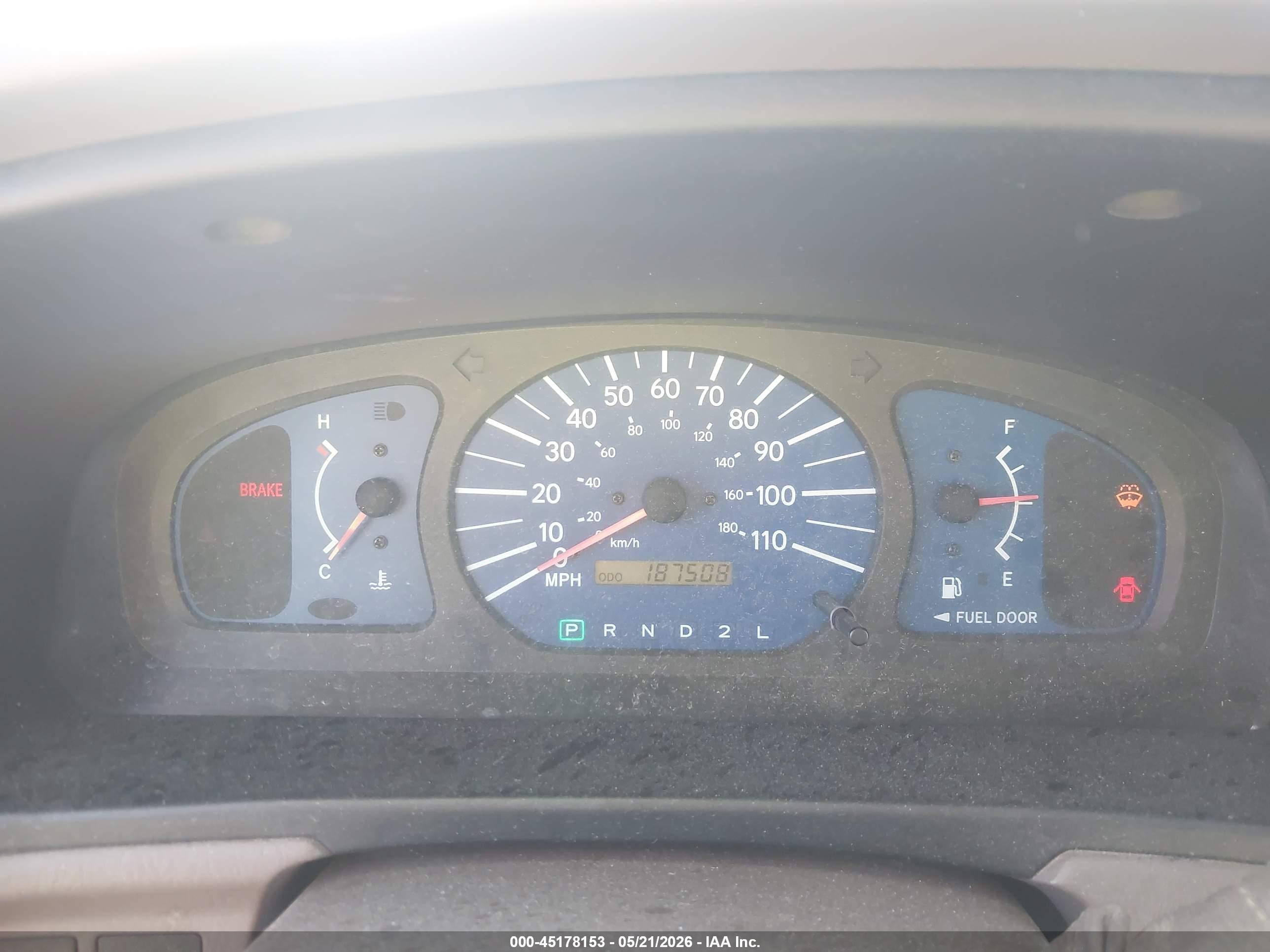 2001 Toyota Sienna Ce Champagne vin: 4T3ZF19C91U374015