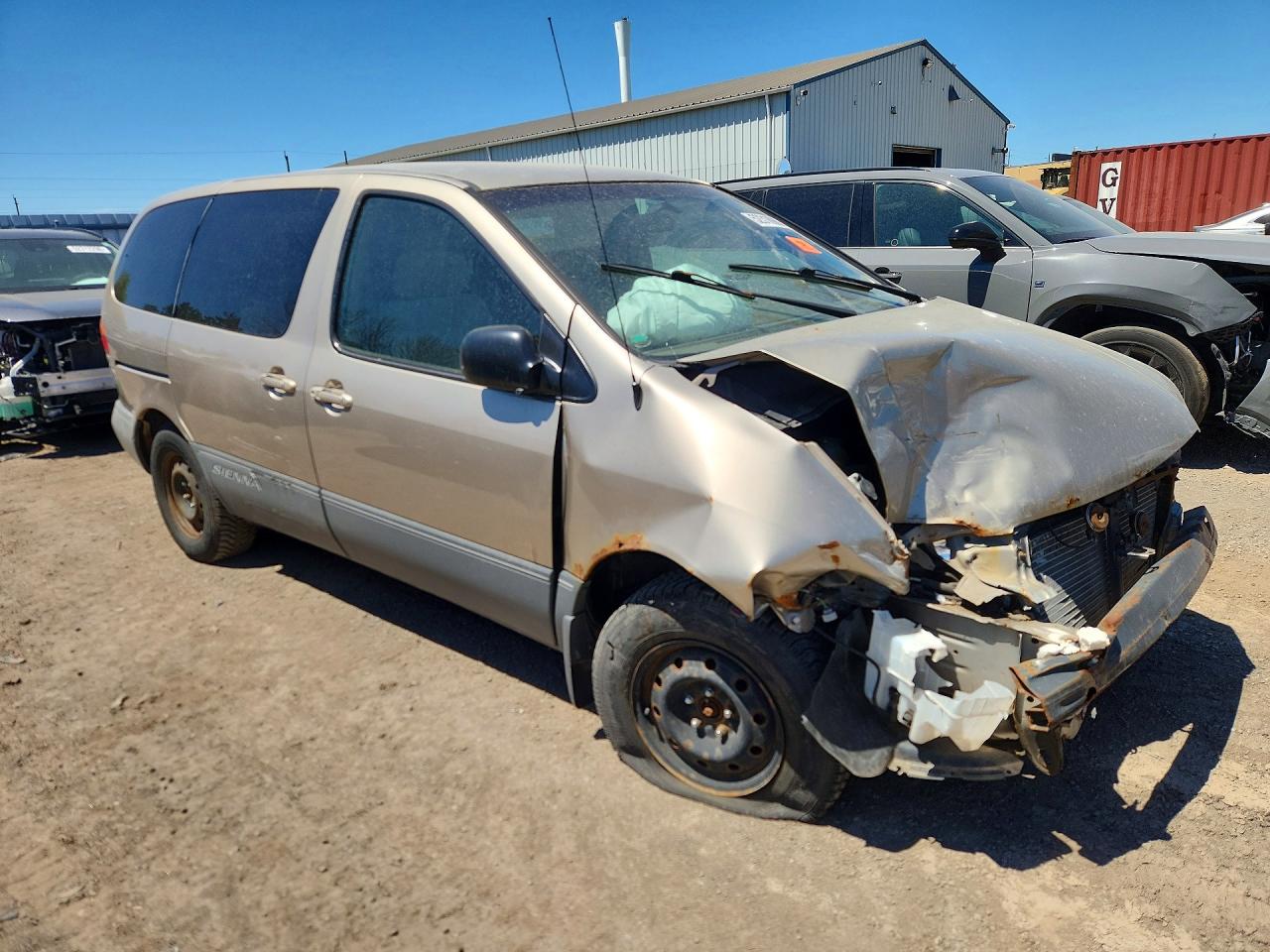 2003 Toyota Sienna Ce Beige vin: 4T3ZF19C93U530573