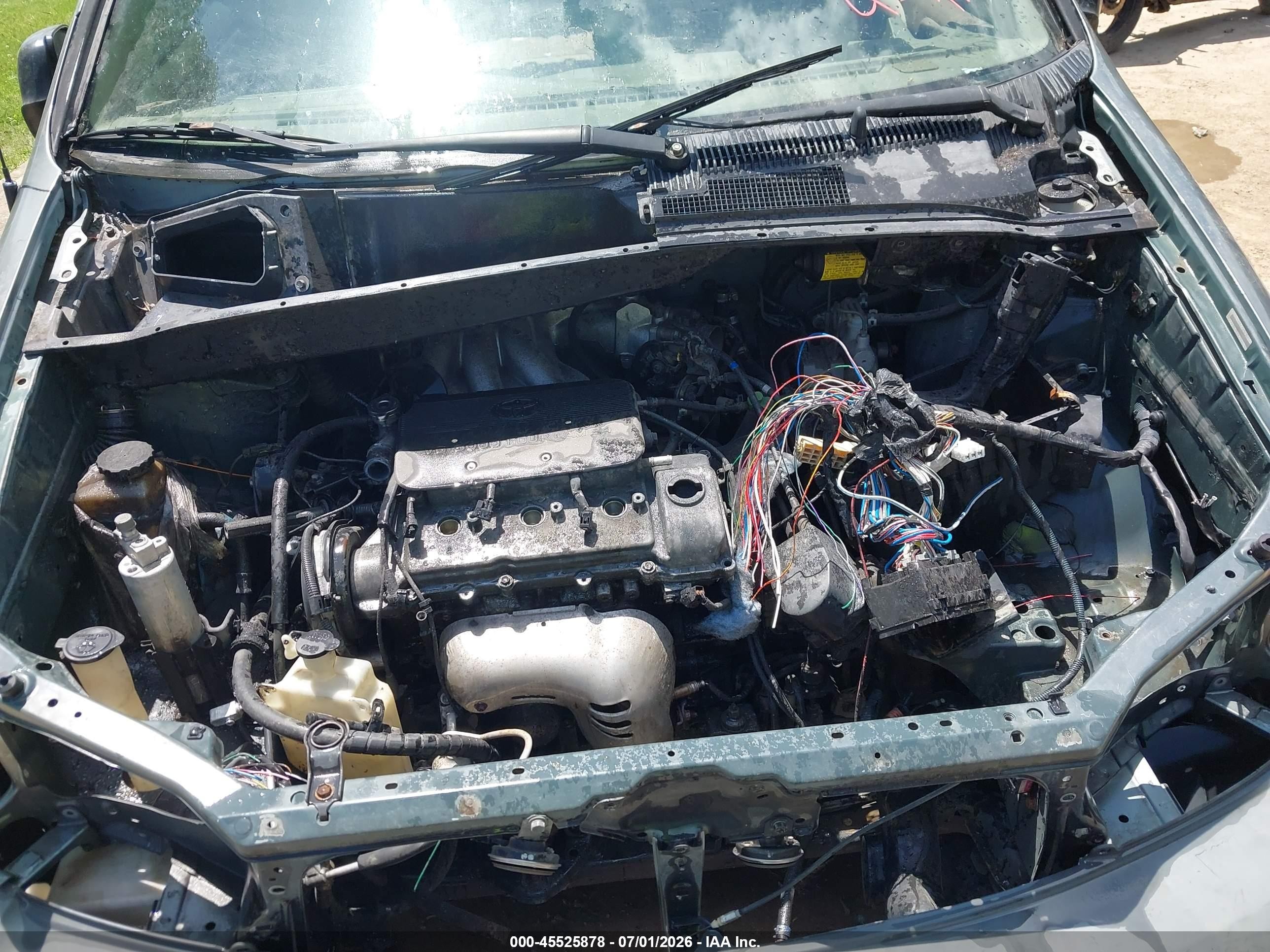 2000 Toyota Sienna Ce Blue vin: 4T3ZF19C9YU273776