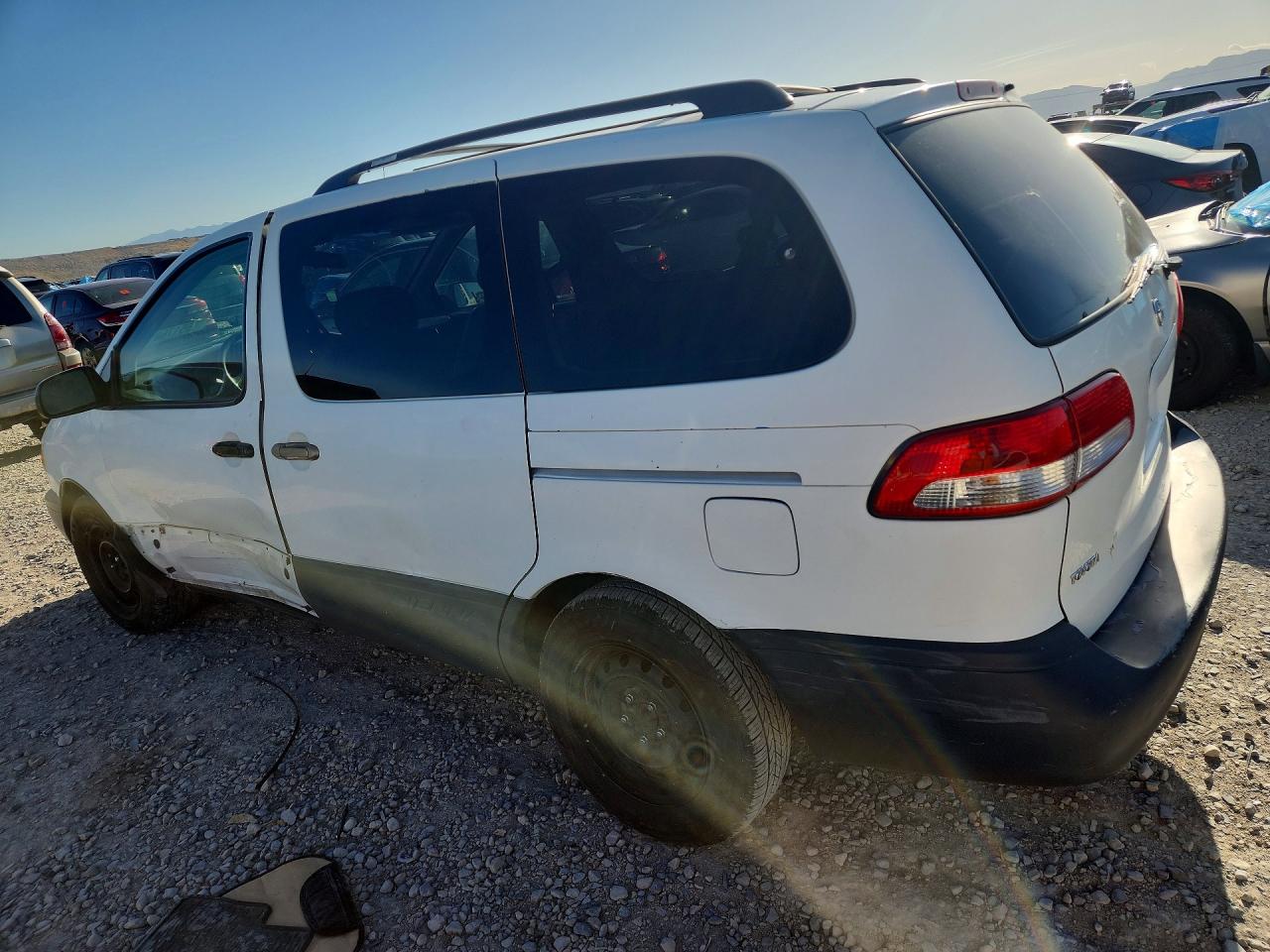 2003 Toyota Sienna Ce White vin: 4T3ZF19CX3U532025
