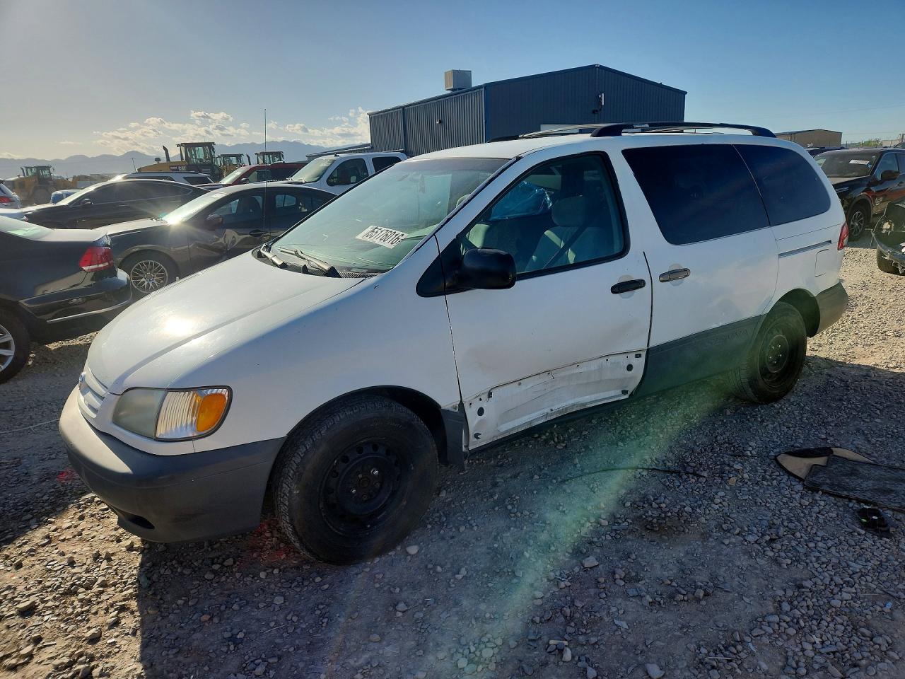 2003 Toyota Sienna Ce White vin: 4T3ZF19CX3U532025