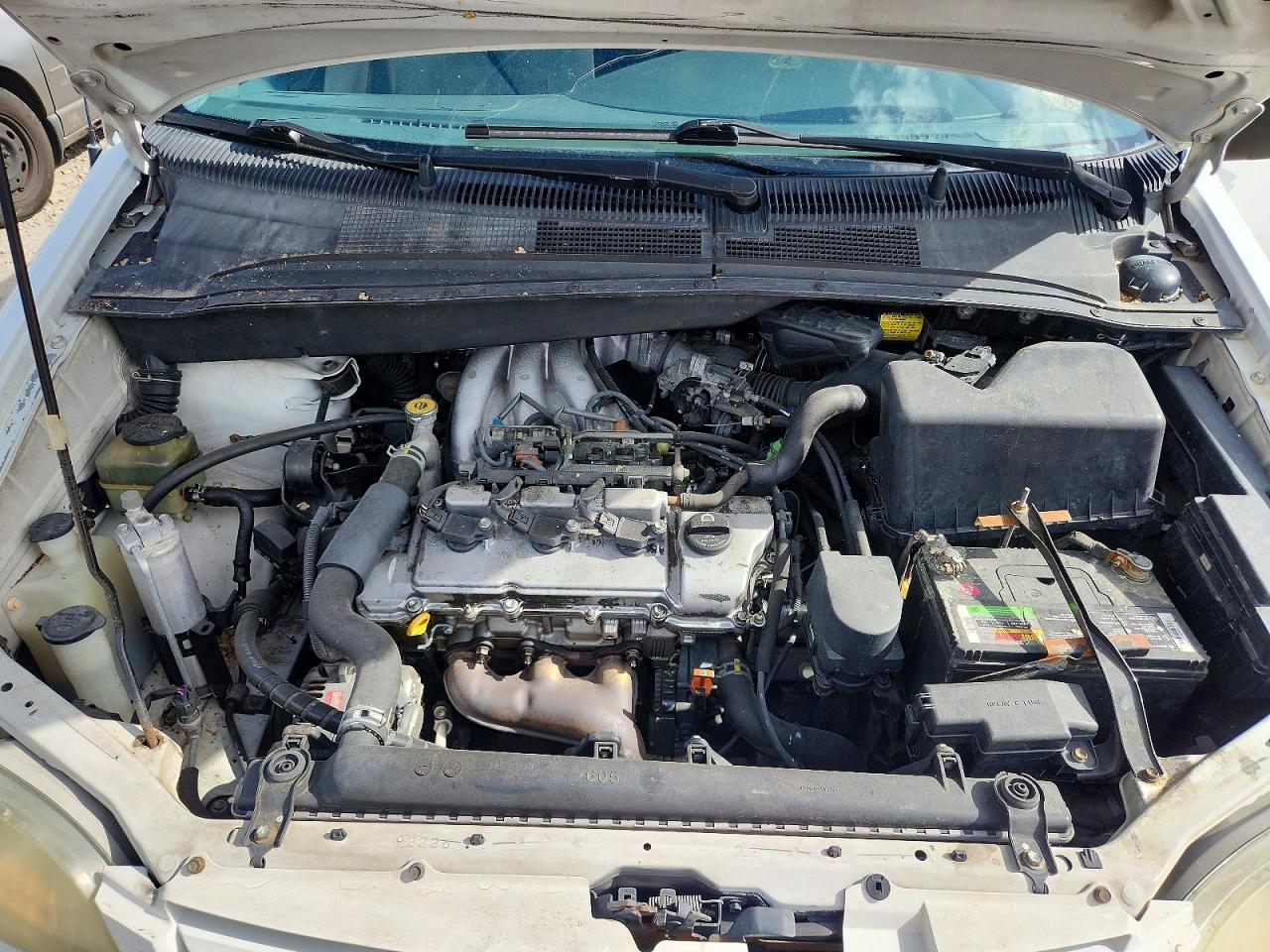 2003 Toyota Sienna Ce White vin: 4T3ZF19CX3U532025