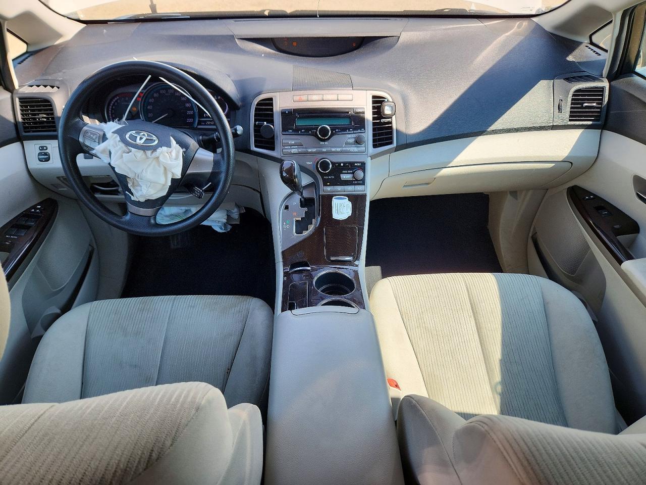 2009 Toyota Venza Fwd V6 White vin: 4T3ZK11A09U003536