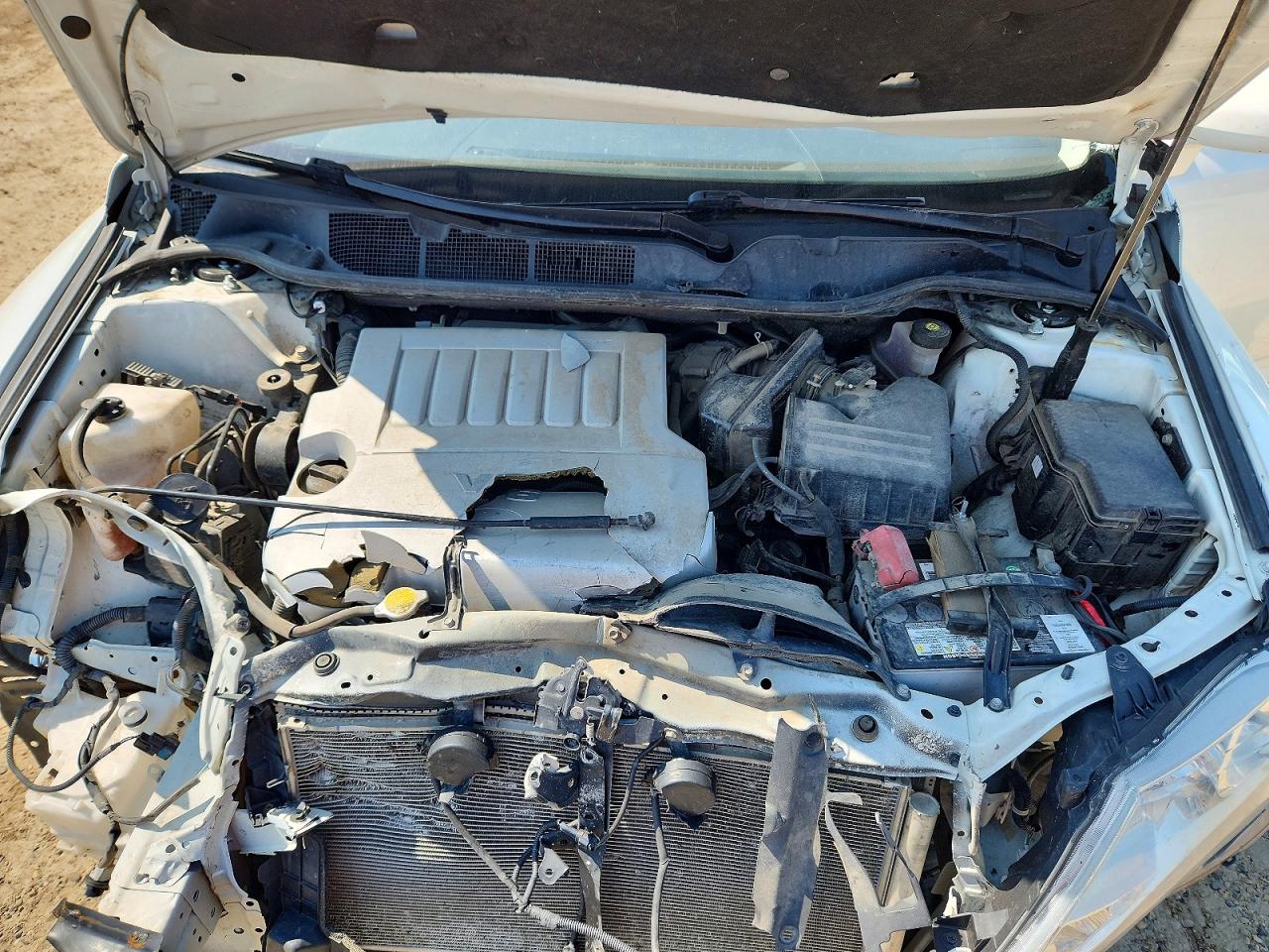 2009 Toyota Venza Fwd V6 White vin: 4T3ZK11A09U003536