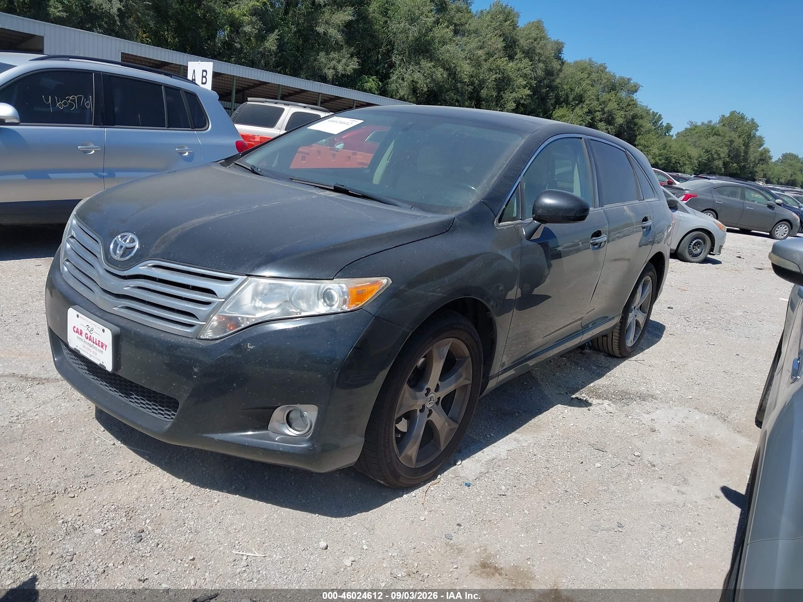 2009 Toyota Venza Base V6 Black vin: 4T3ZK11A09U011183
