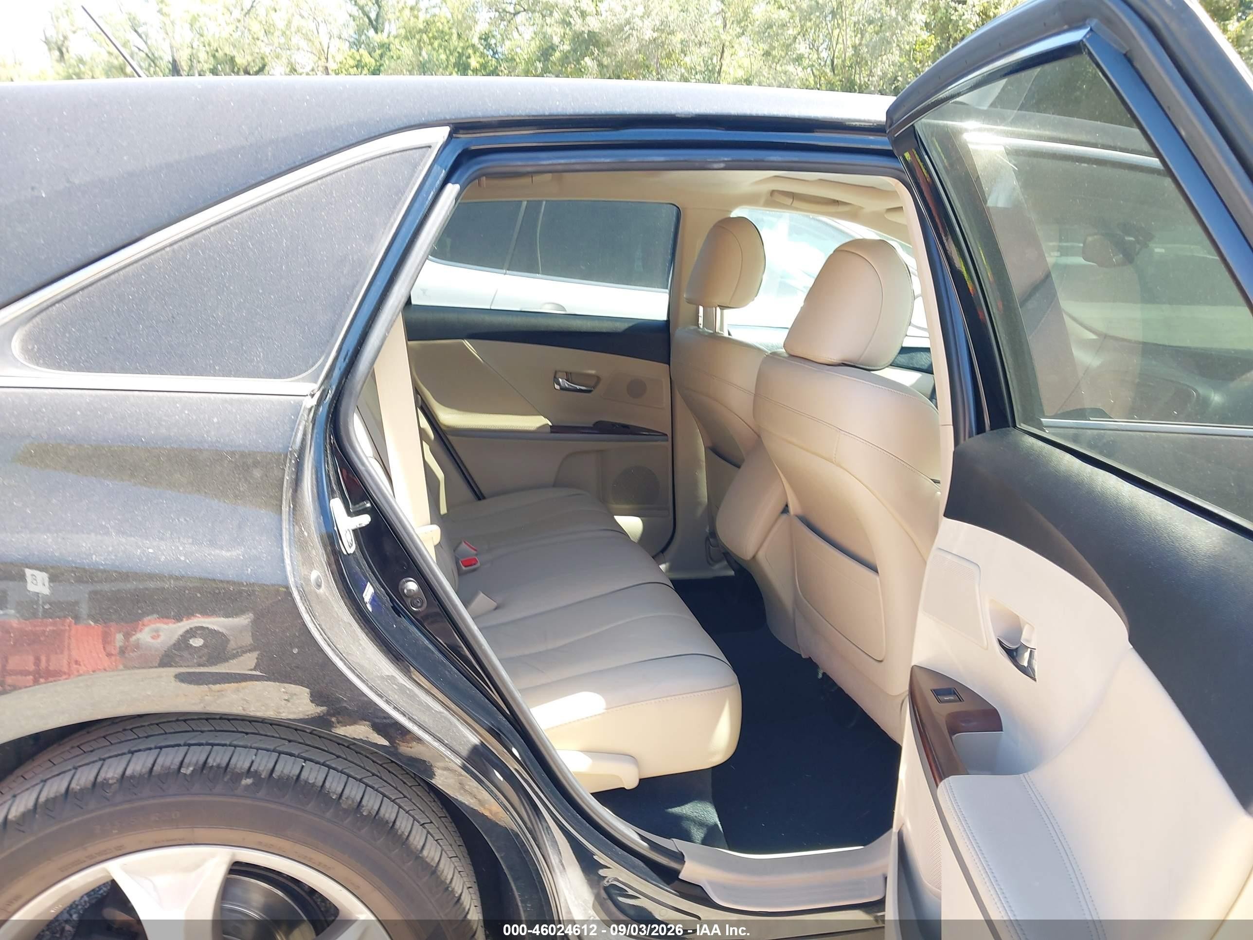2009 Toyota Venza Base V6 Black vin: 4T3ZK11A09U011183