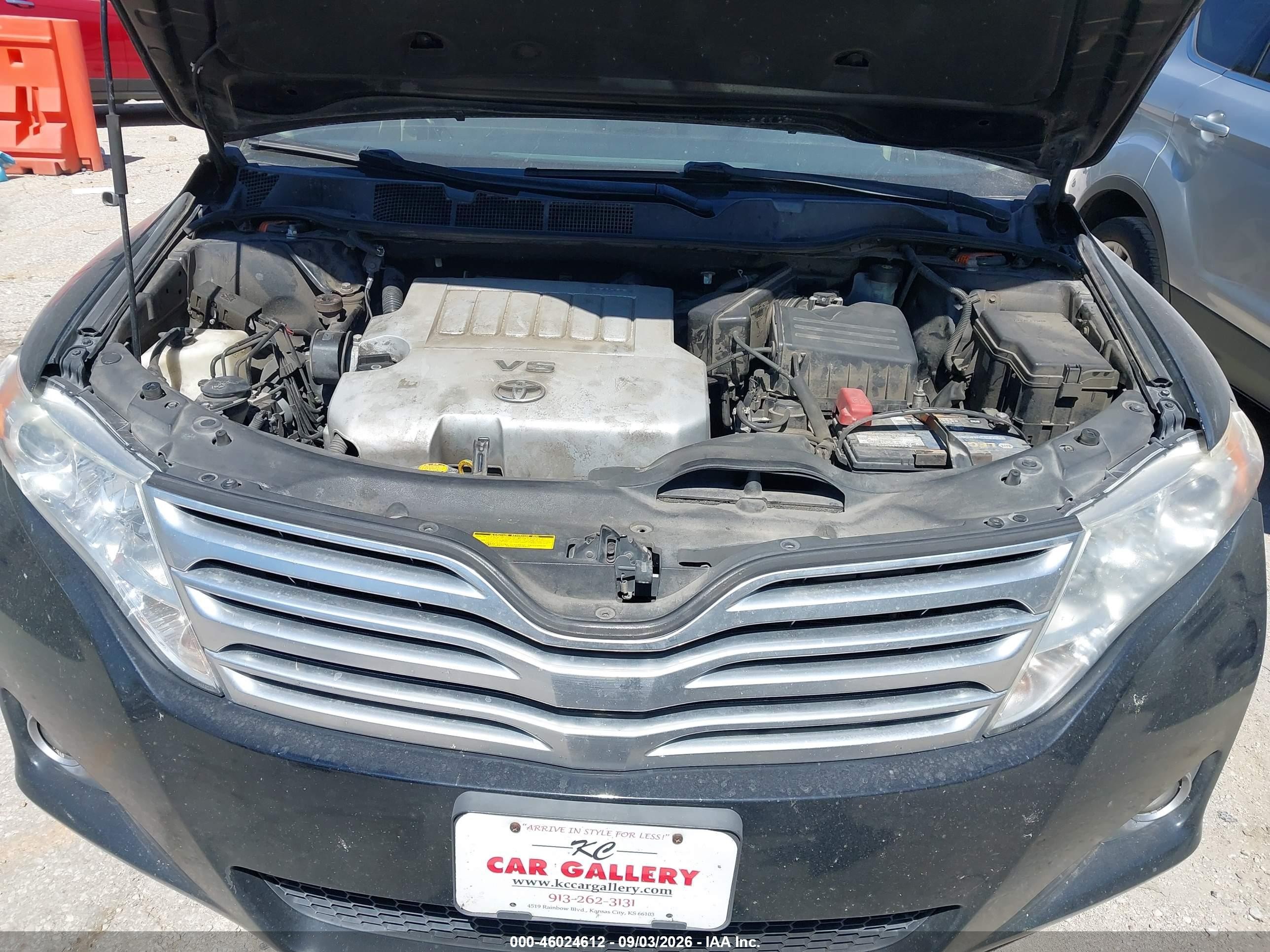2009 Toyota Venza Base V6 Black vin: 4T3ZK11A09U011183