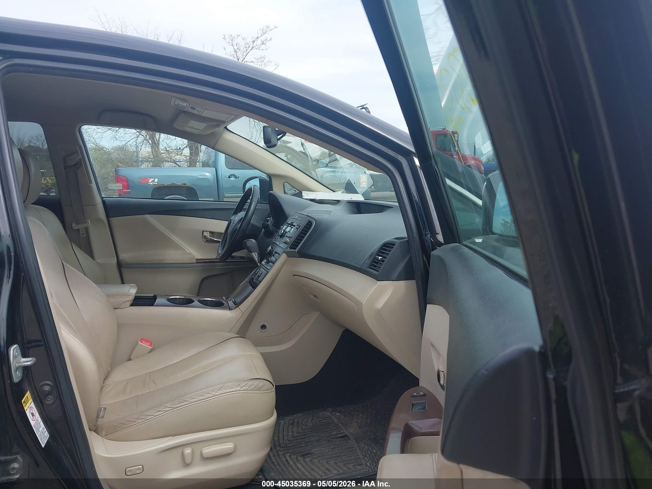 2009 Toyota Venza Base V6 Black vin: 4T3ZK11A09U011958