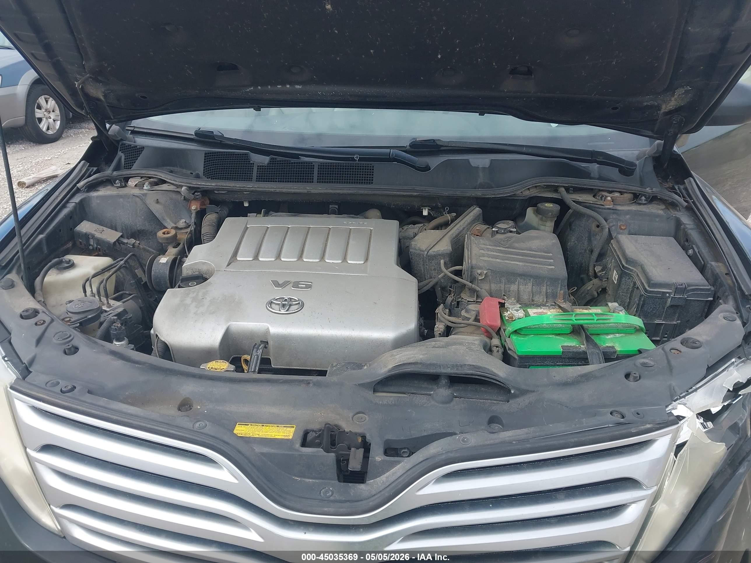 2009 Toyota Venza Base V6 Black vin: 4T3ZK11A09U011958