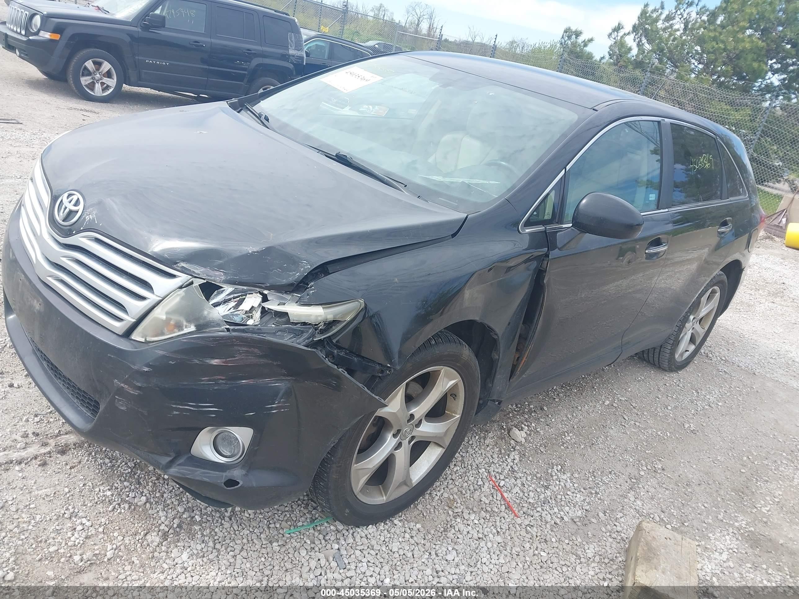 2009 Toyota Venza Base V6 Black vin: 4T3ZK11A09U011958