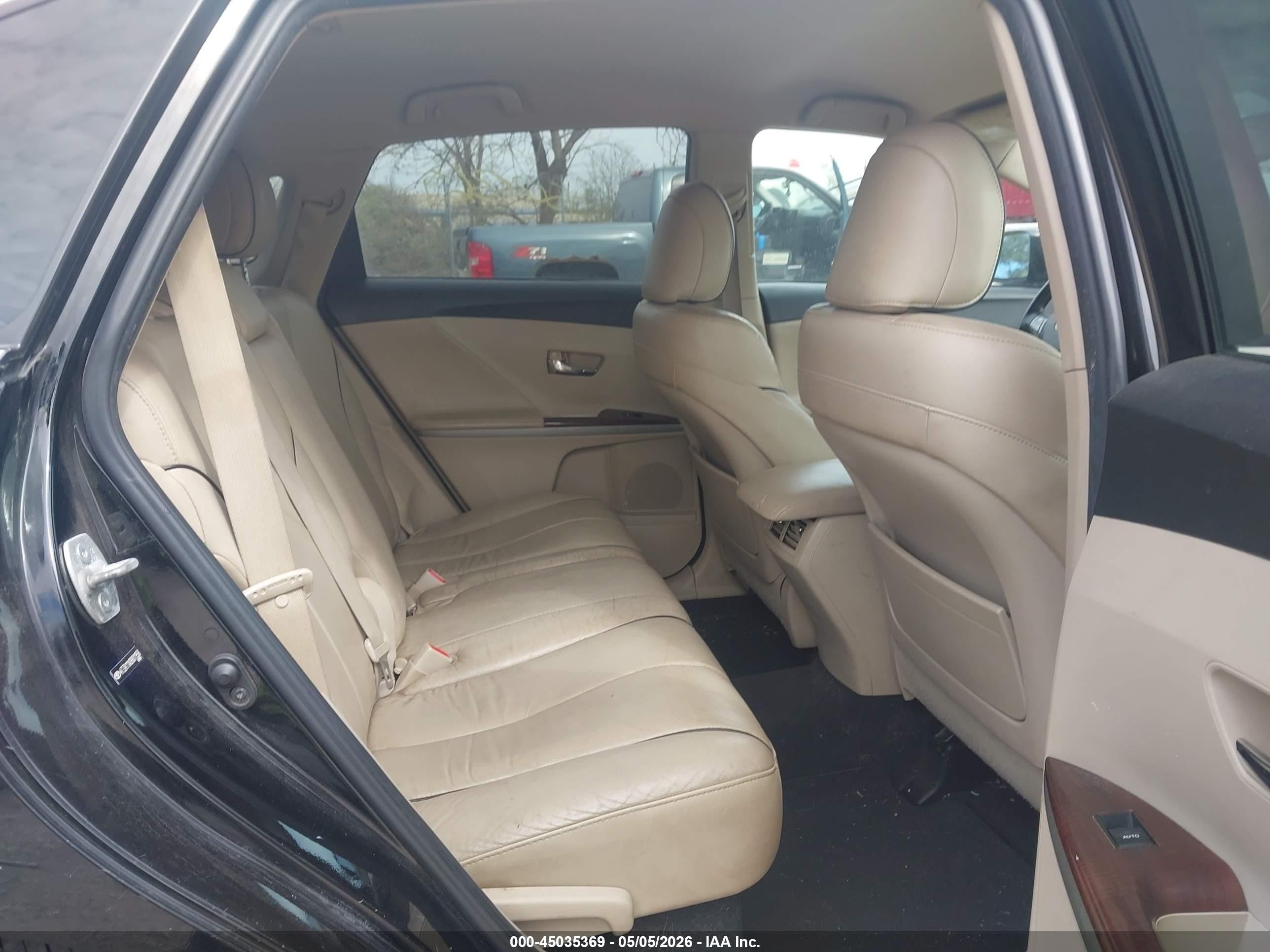 2009 Toyota Venza Base V6 Black vin: 4T3ZK11A09U011958