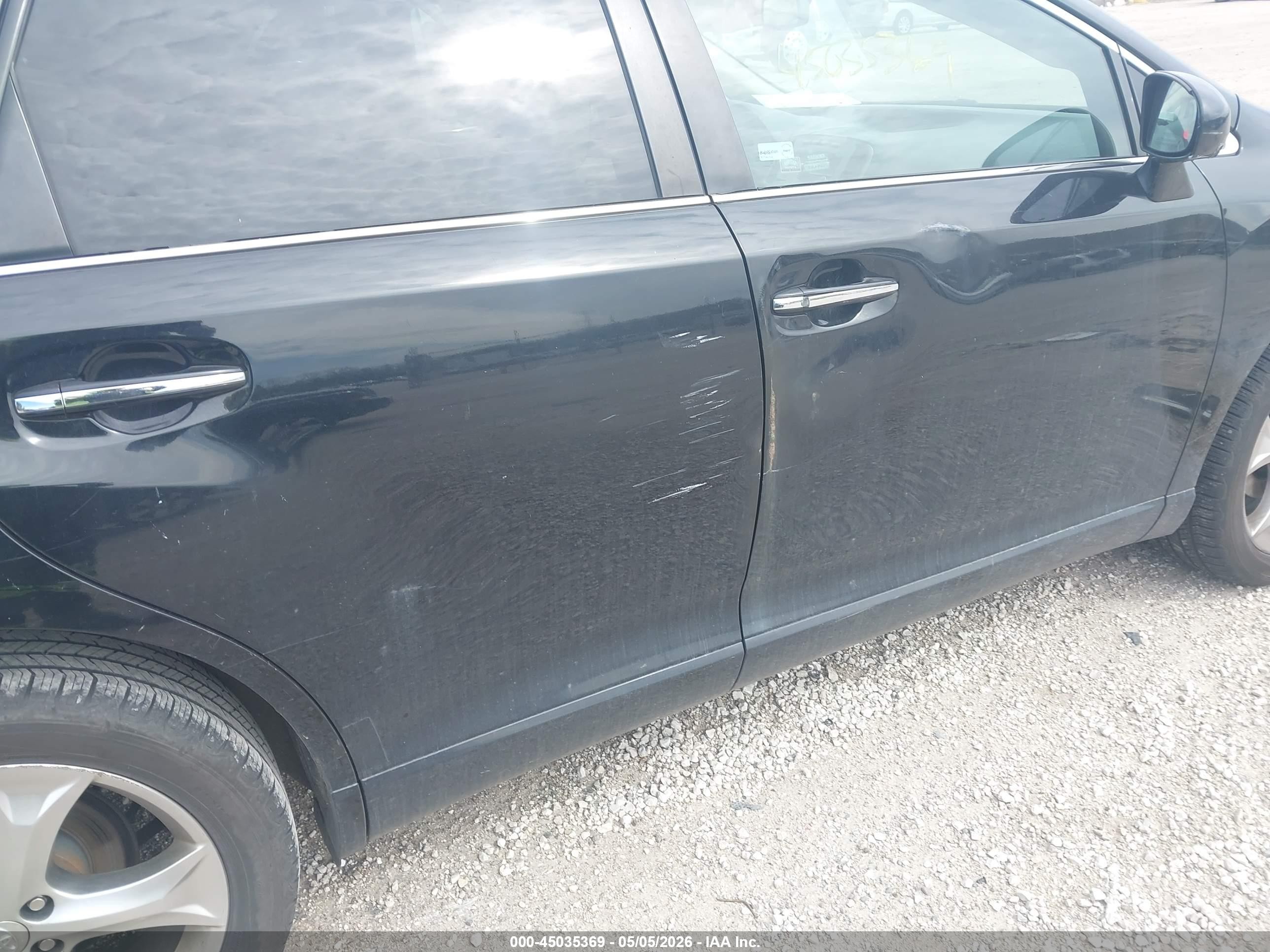 2009 Toyota Venza Base V6 Black vin: 4T3ZK11A09U011958