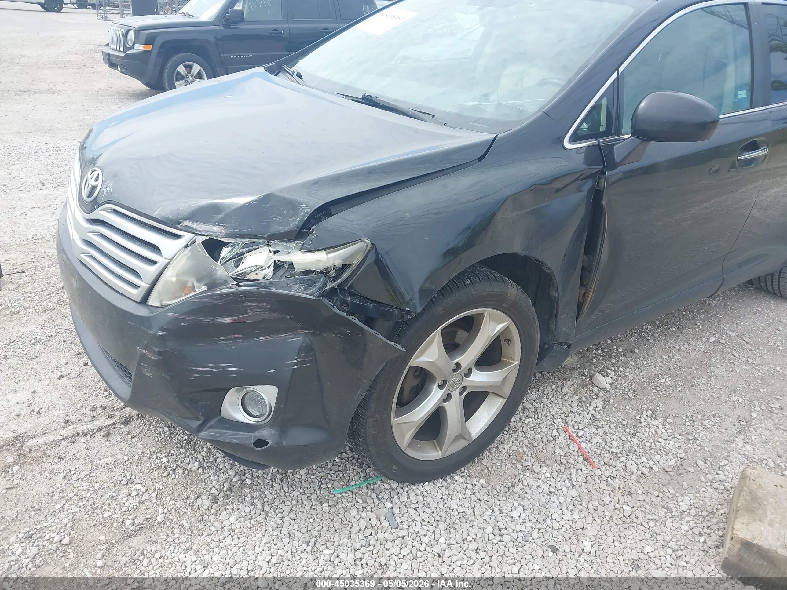 2009 Toyota Venza Base V6 Black vin: 4T3ZK11A09U011958