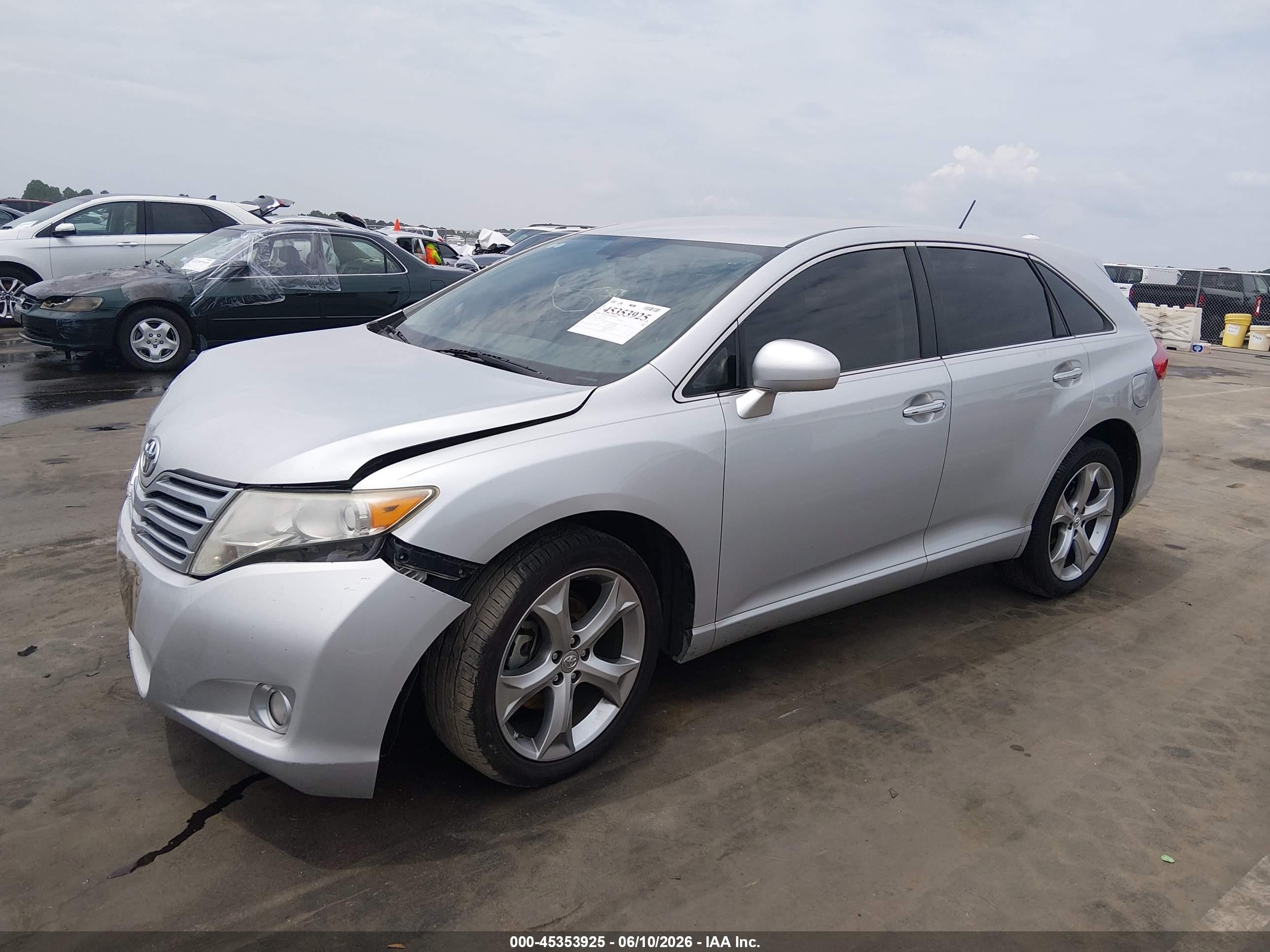 2009 Toyota Venza Base V6 Silver vin: 4T3ZK11A09U016142