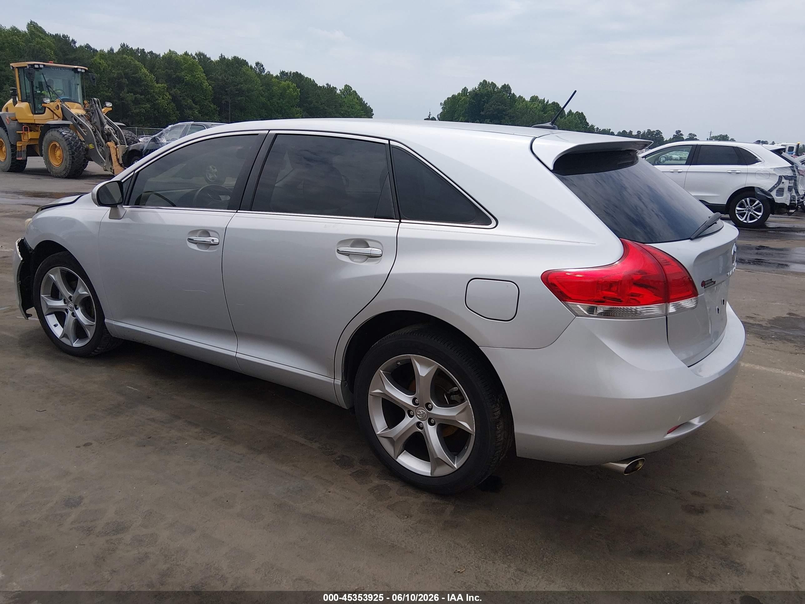 2009 Toyota Venza Base V6 Silver vin: 4T3ZK11A09U016142
