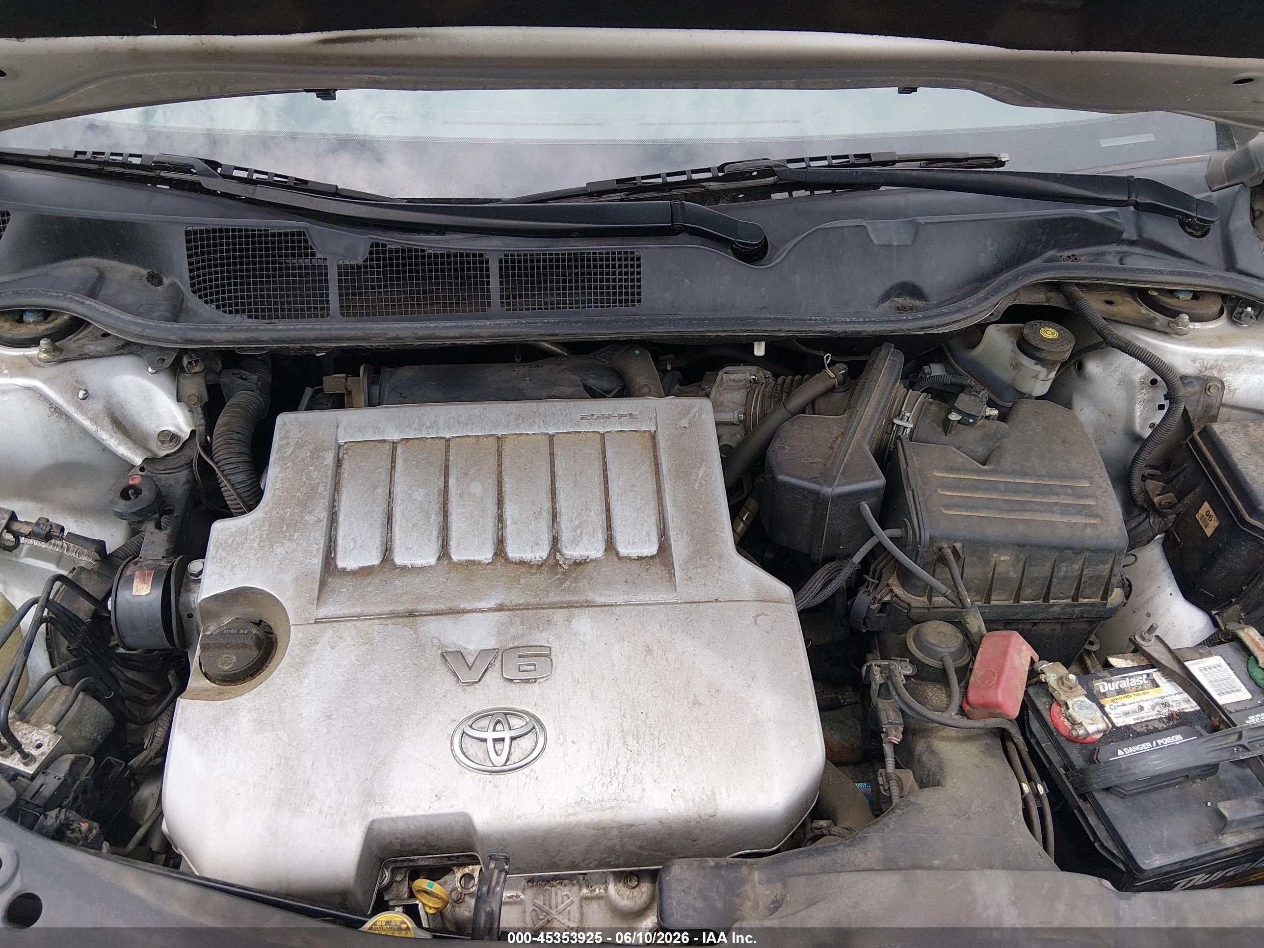 2009 Toyota Venza Base V6 Silver vin: 4T3ZK11A09U016142