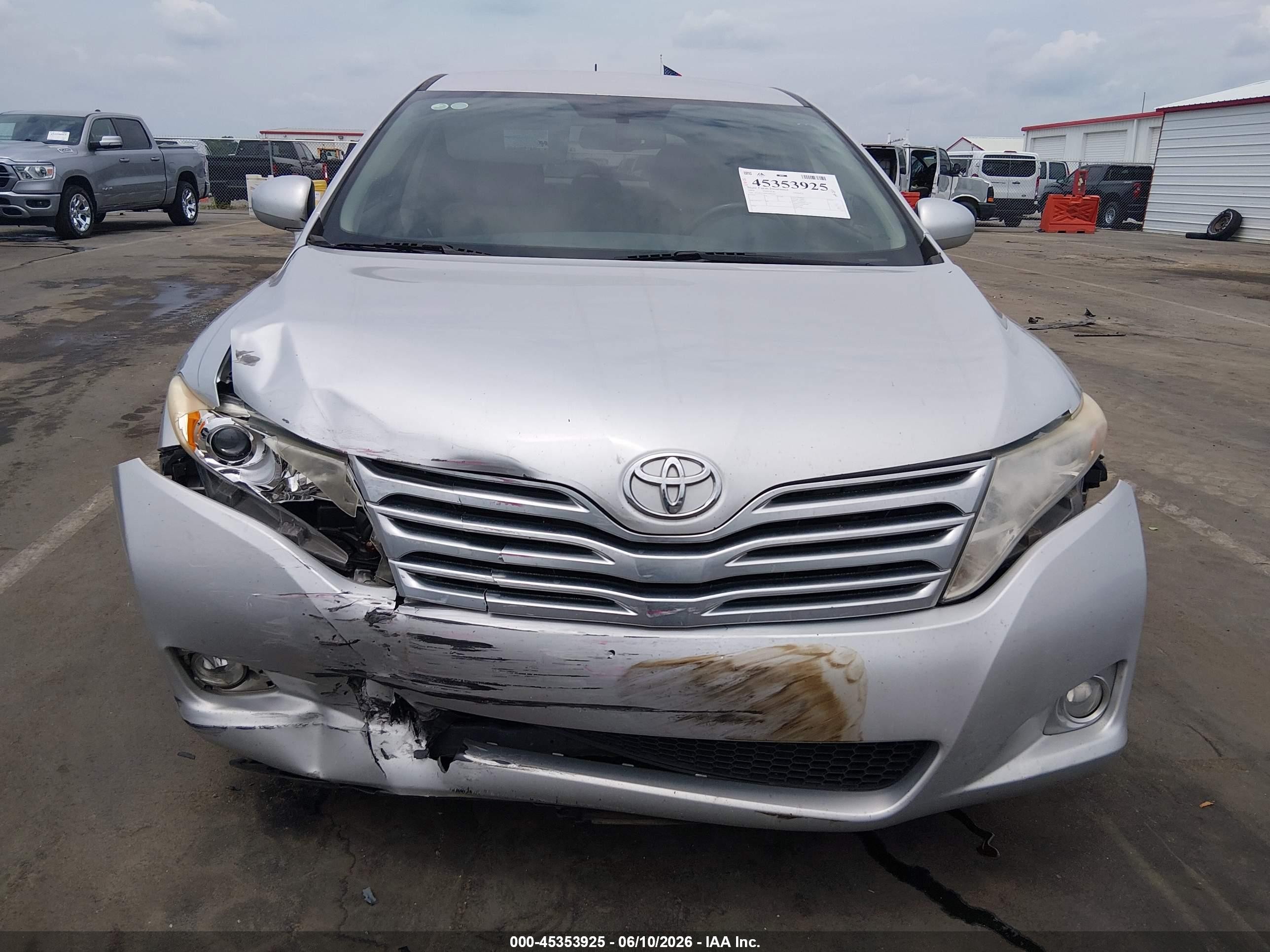 2009 Toyota Venza Base V6 Silver vin: 4T3ZK11A09U016142