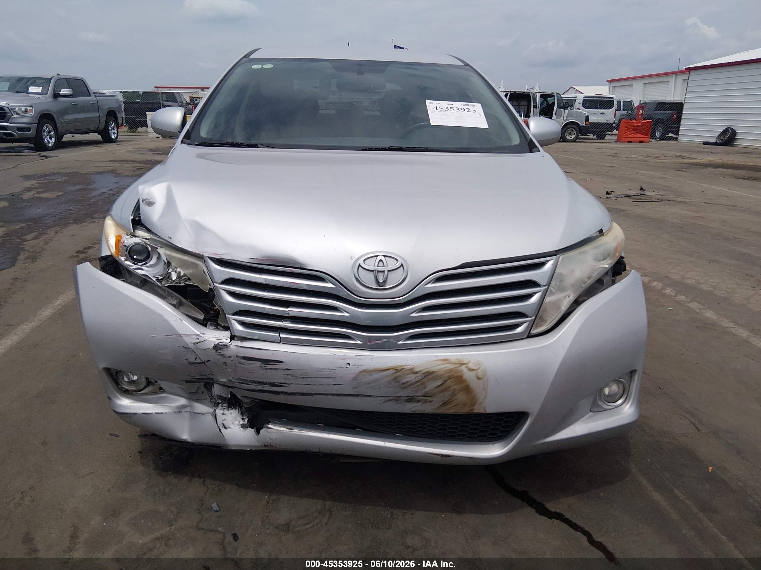 2009 Toyota Venza Base V6 Silver vin: 4T3ZK11A09U016142
