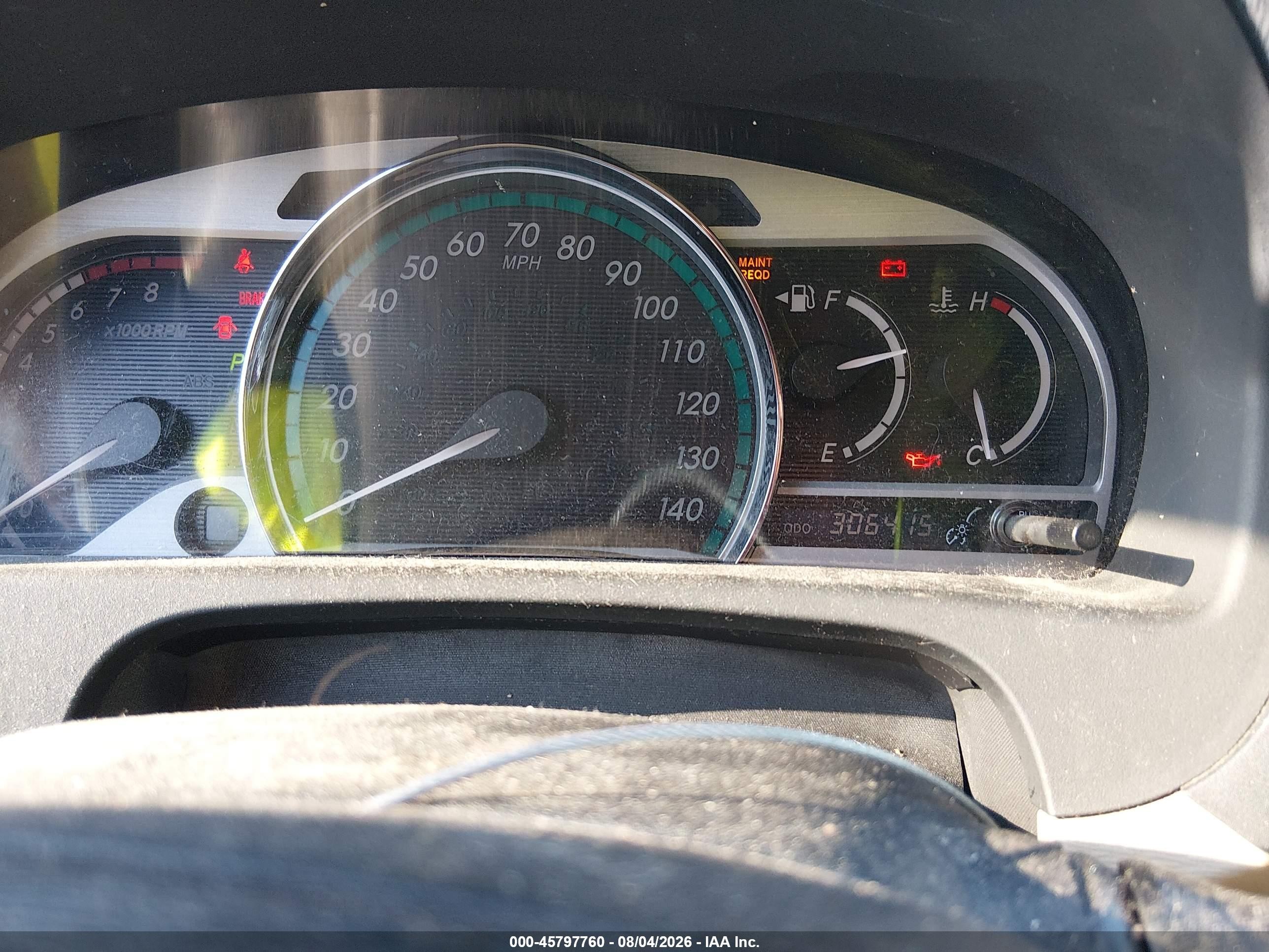 2009 Toyota Venza Base V6 White vin: 4T3ZK11A09U019266