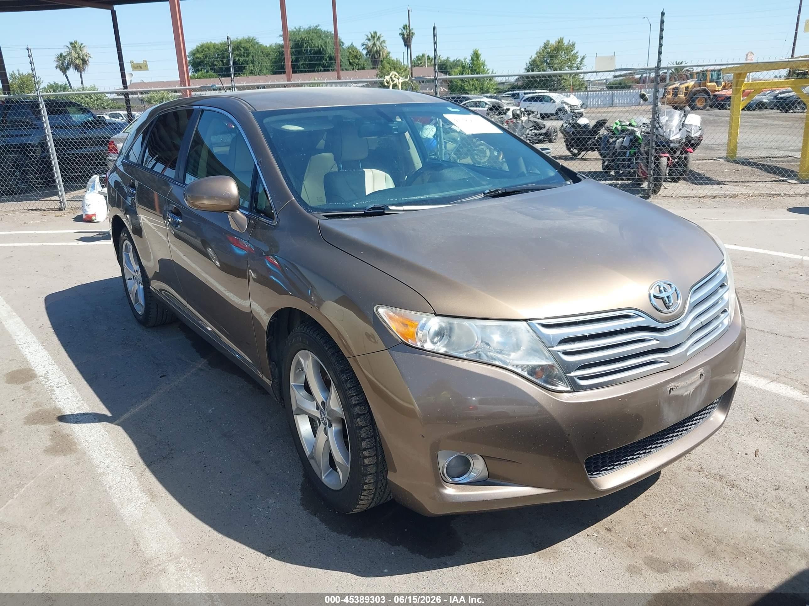 2009 Toyota Venza Base V6 Gold vin: 4T3ZK11A19U004209