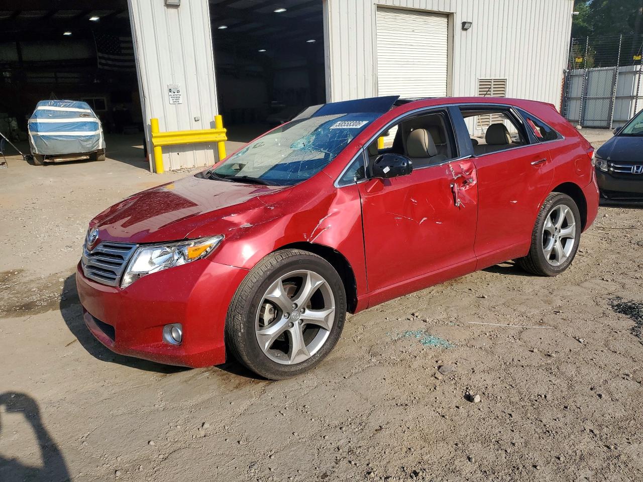 2009 Toyota Venza Fwd V6 Red vin: 4T3ZK11A19U006560