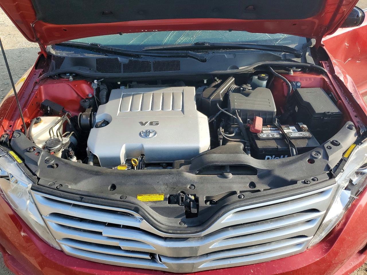 2009 Toyota Venza Fwd V6 Красный vin: 4T3ZK11A19U006560