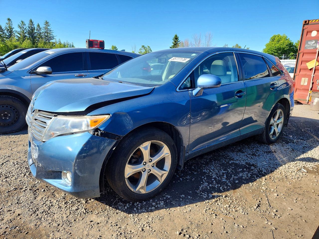 2009 Toyota Venza Fwd V6 Blue vin: 4T3ZK11A19U020037