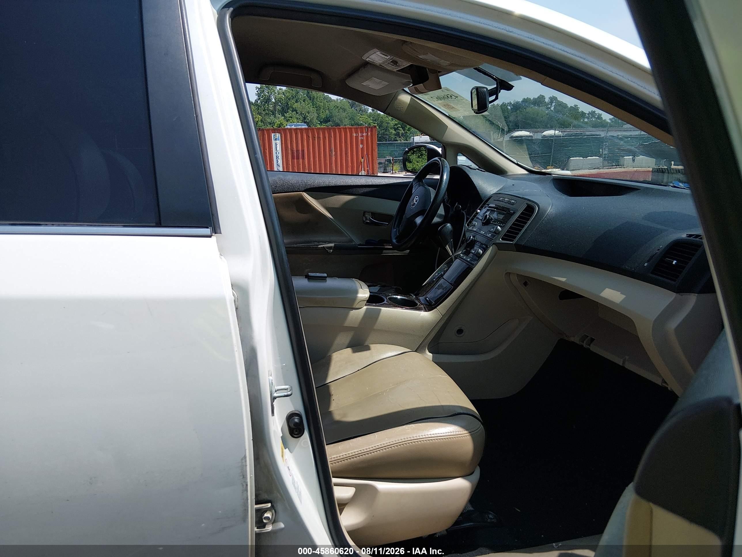 2009 Toyota Venza Base V6 White vin: 4T3ZK11A29U004171