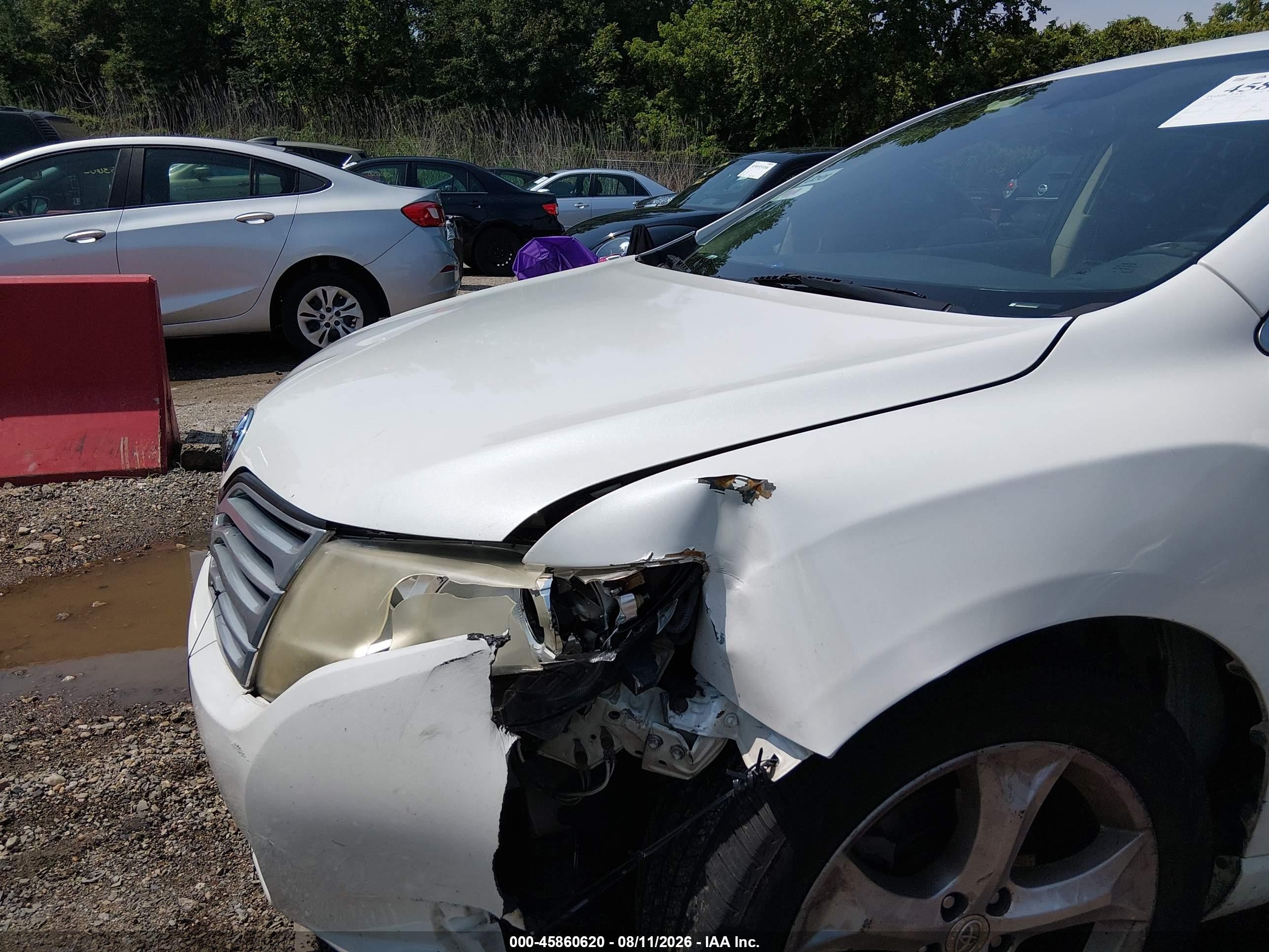 2009 Toyota Venza Base V6 White vin: 4T3ZK11A29U004171