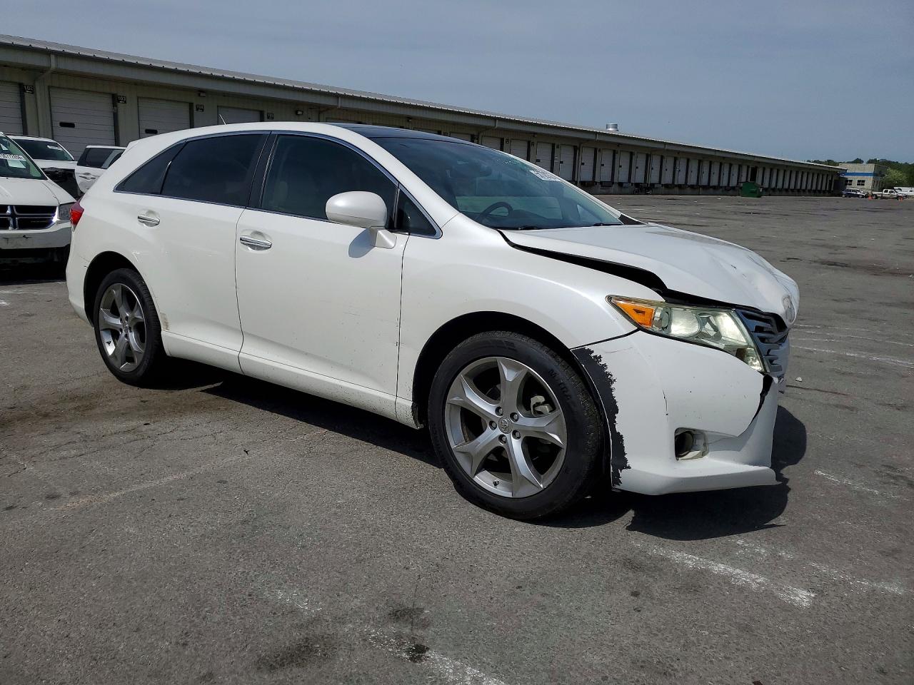 2009 Toyota Venza Fwd V6 White vin: 4T3ZK11A29U010388