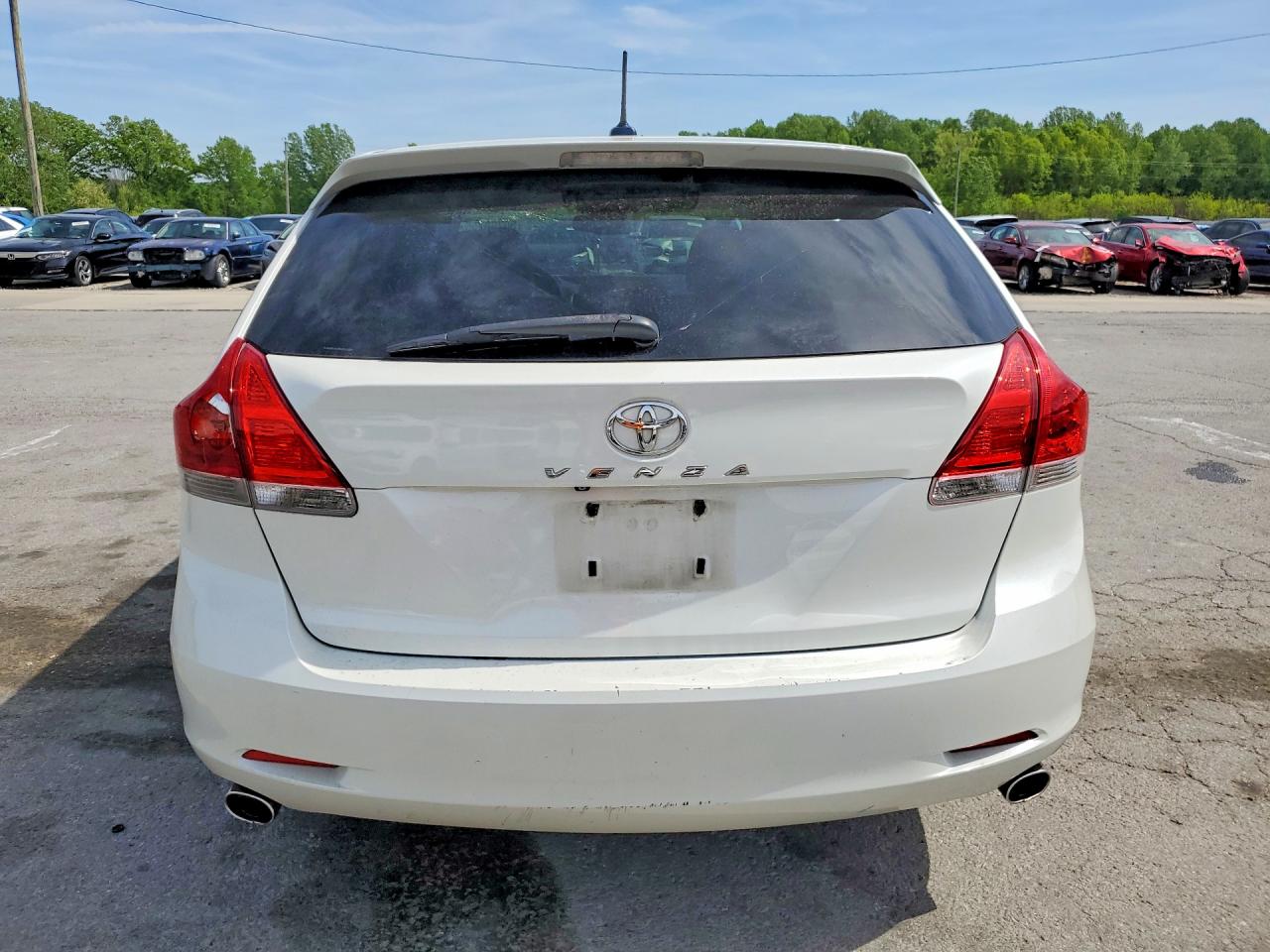 2009 Toyota Venza Fwd V6 White vin: 4T3ZK11A29U010388