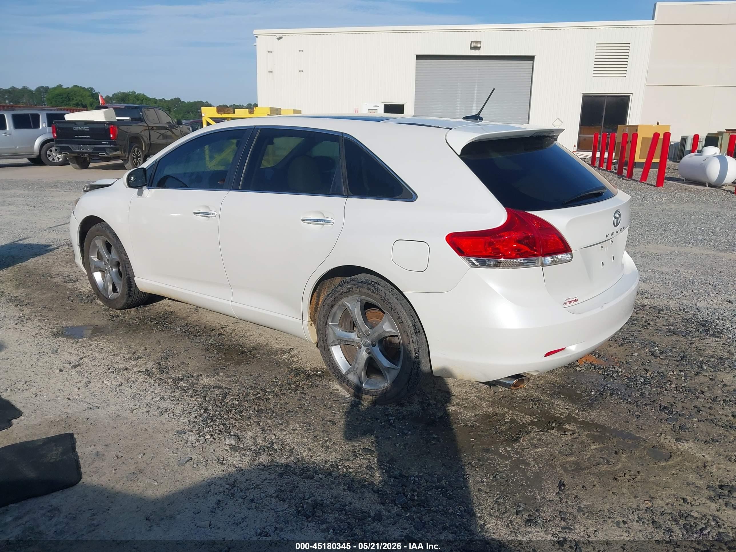 2009 Toyota Venza Base V6 White vin: 4T3ZK11A29U018460