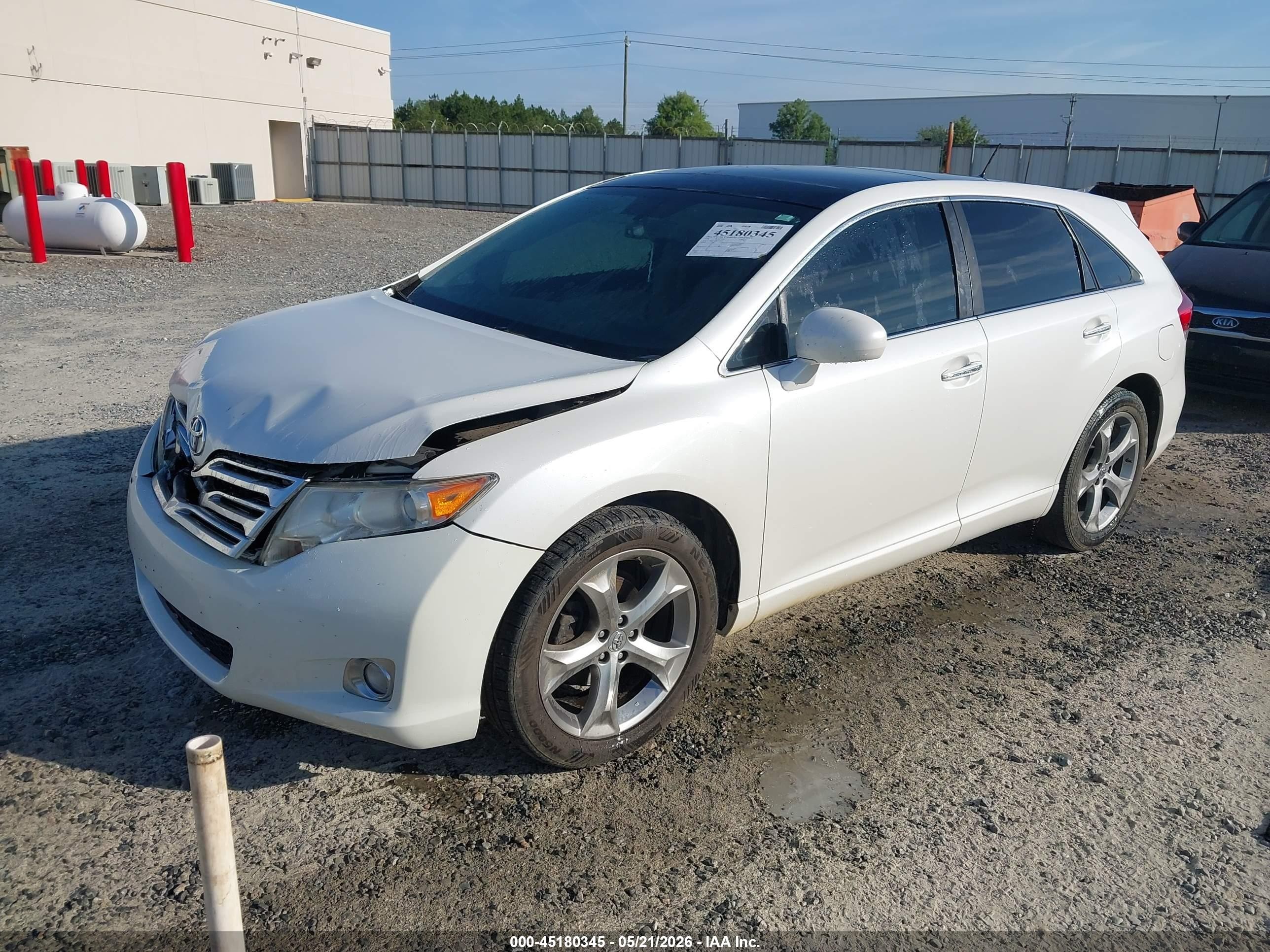 2009 Toyota Venza Base V6 White vin: 4T3ZK11A29U018460