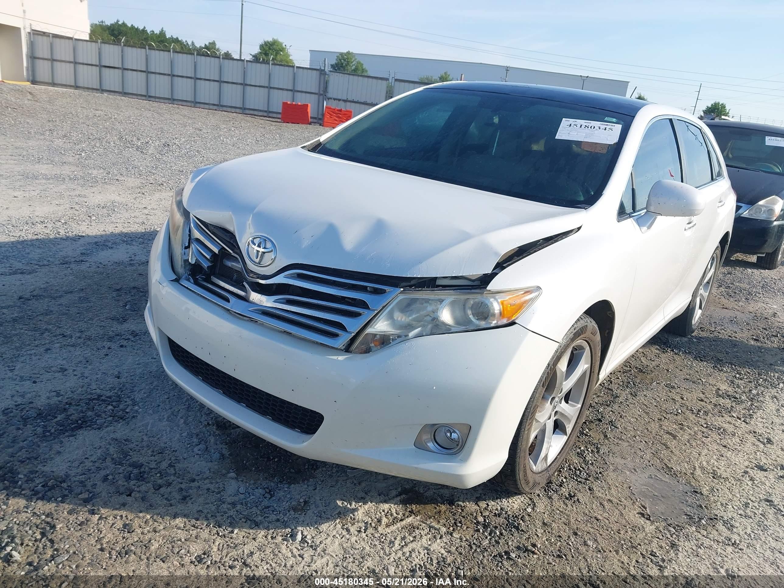 2009 Toyota Venza Base V6 White vin: 4T3ZK11A29U018460