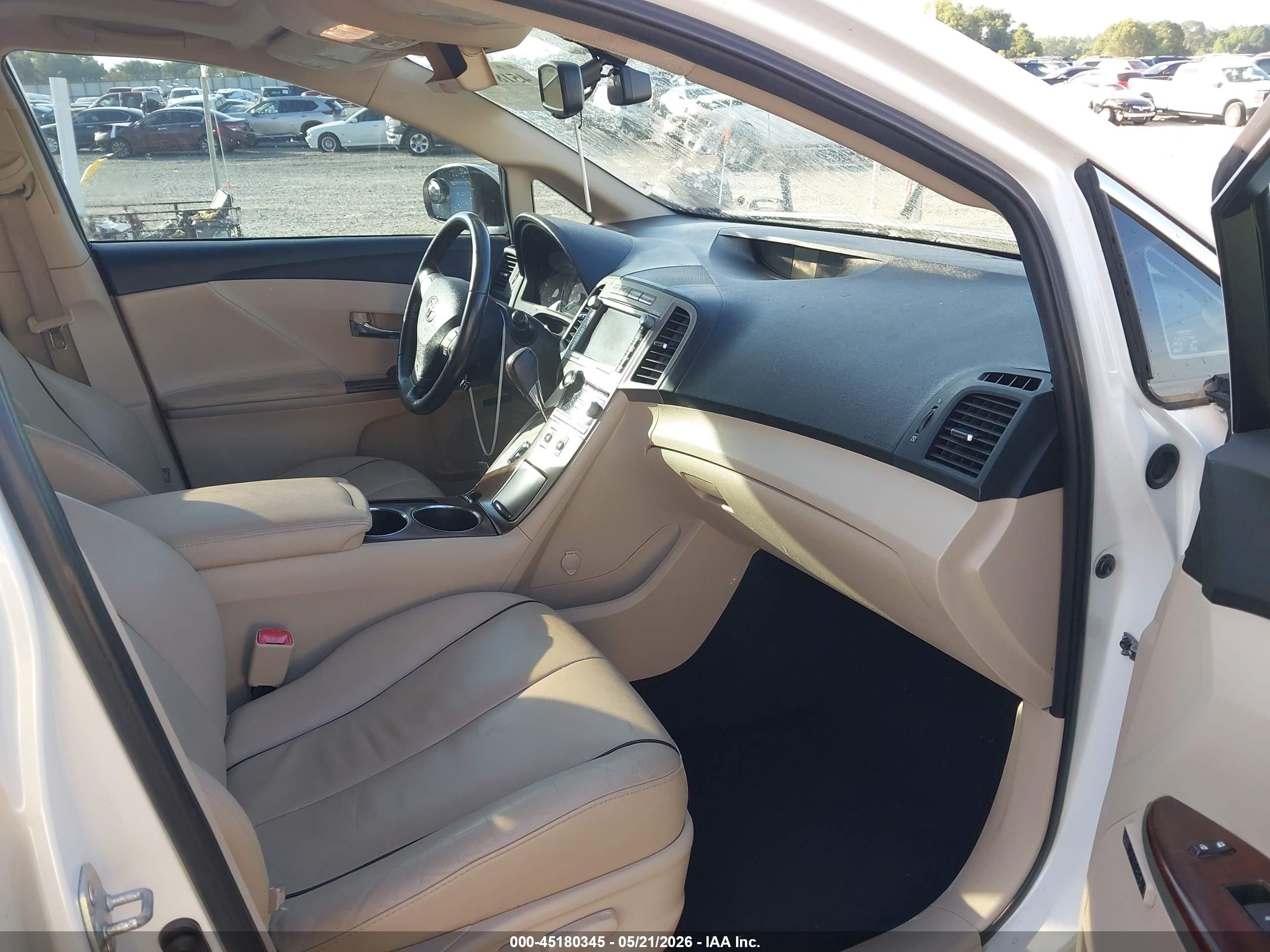 2009 Toyota Venza Base V6 White vin: 4T3ZK11A29U018460